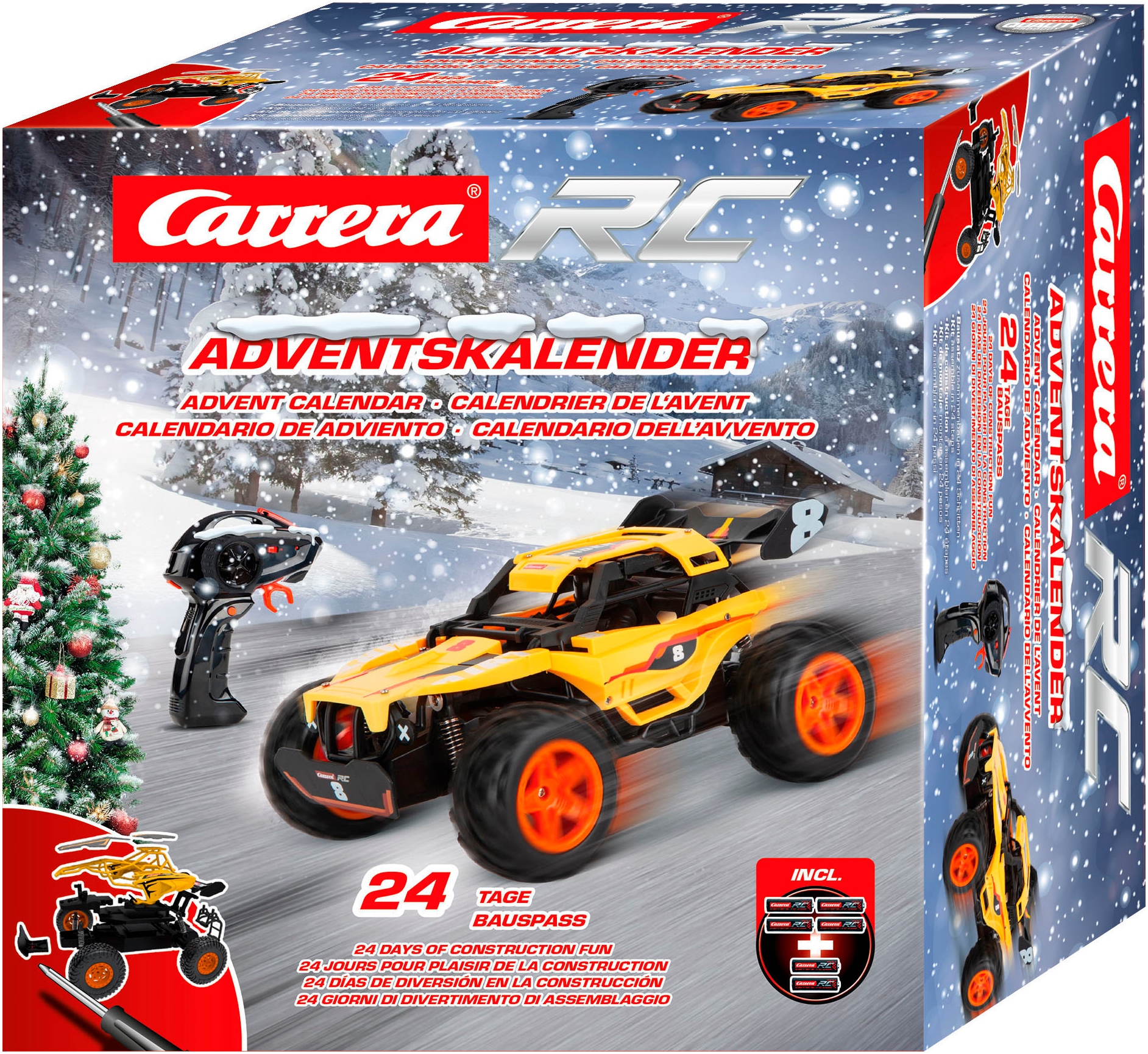 Carrera® Spielzeug-Adventskalender »RC Offroader, ferngesteuertes RC Auto zum Selberbauen«, ab 12 Jahren