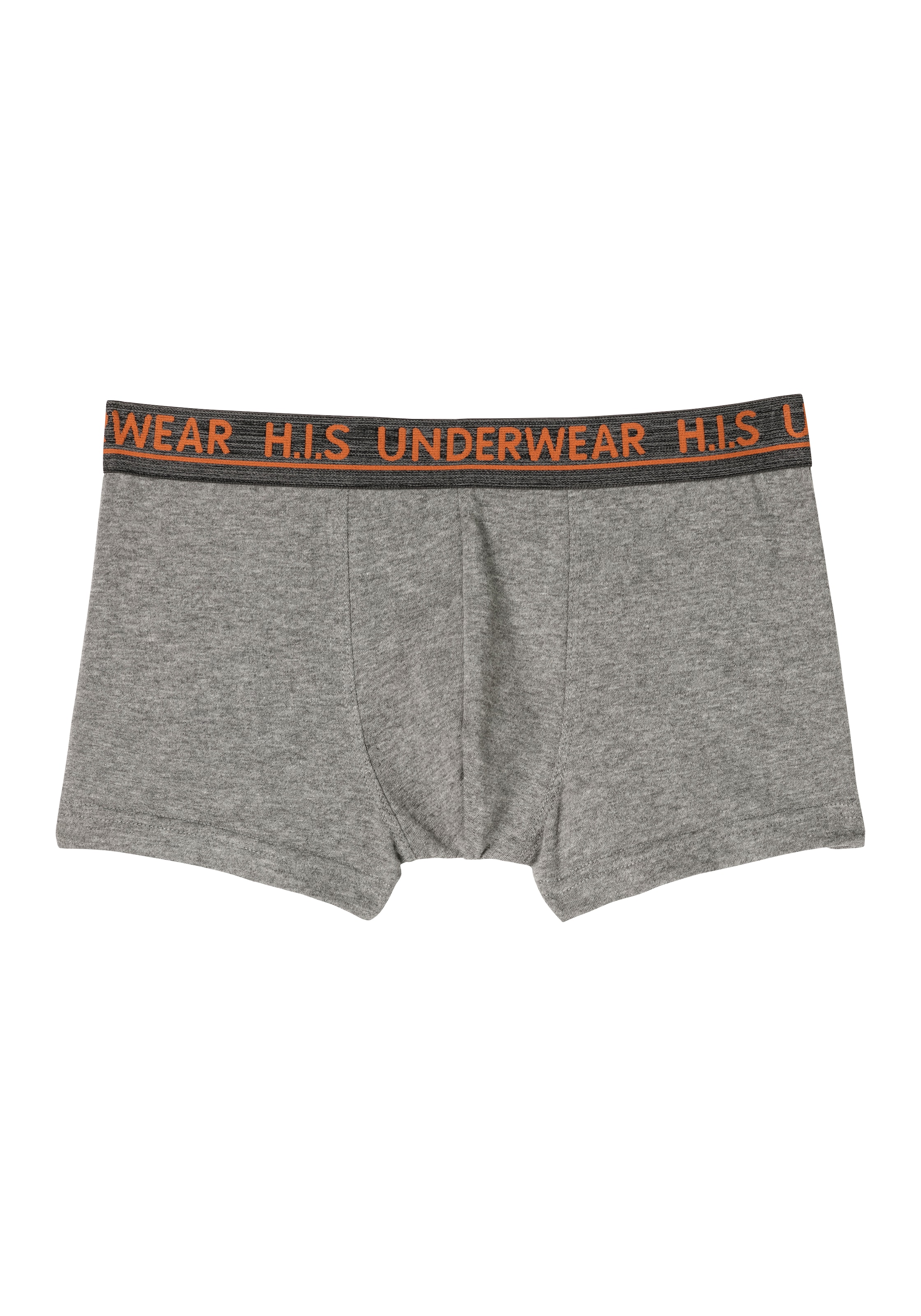 H.I.S Boxer, (Packung, 4 St.), für Jungen mit meliertem Logo Webbund