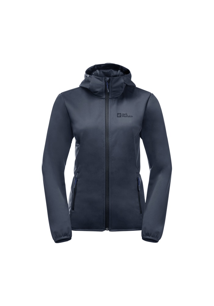 Jack Wolfskin Softshelljacke "WINDHAIN HOODY W", mit Kapuze