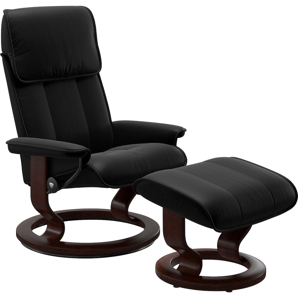 Stressless® Relaxsessel »Admiral«, (Set, Relaxsessel inkl. Hocker)