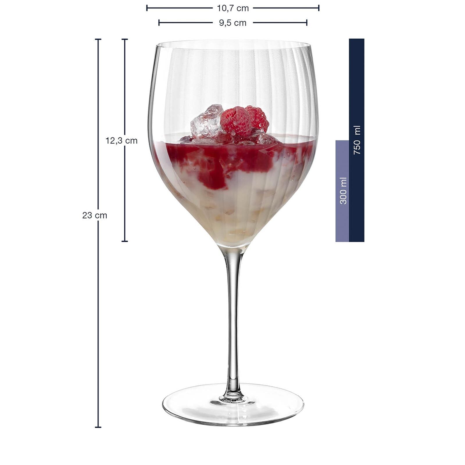 LEONARDO Cocktailglas »Cocktailgläser Poesia 750 ml 6er Set transparent«