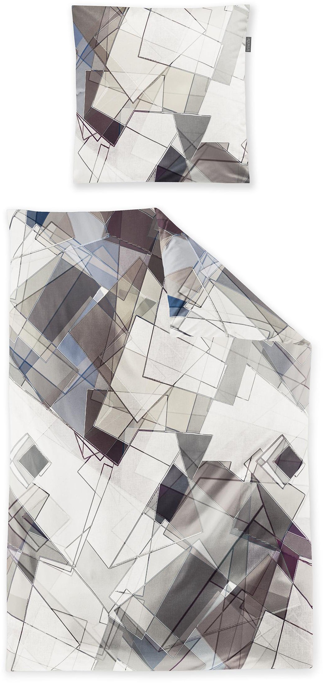 Irisette Bettwäsche "Wave 8889" 2 Stk. tlg. anschmiegsam und atmungsaktiv günstig online kaufen