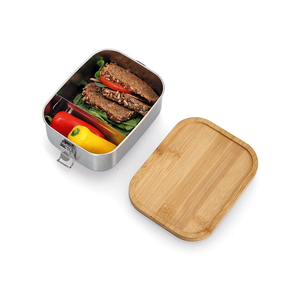 Zeller Present Lunchbox hochwertige Edelstahl Brotdose