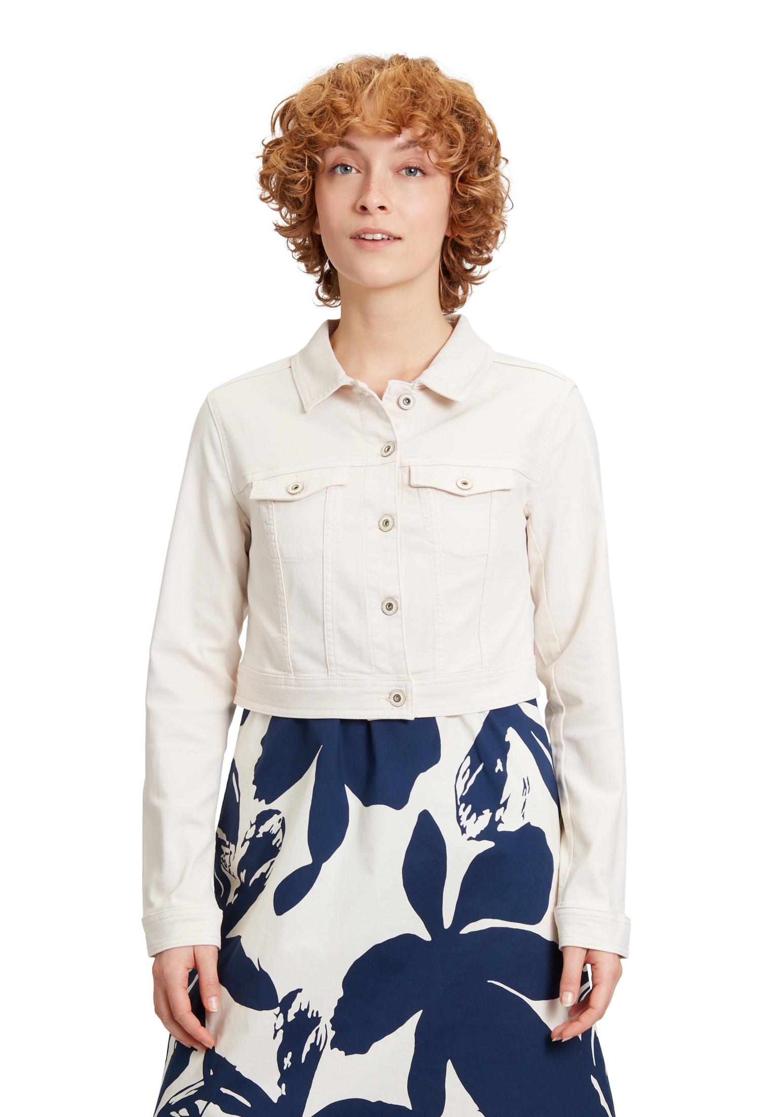 Cartoon Canvasjacke » Casual-Jacke su aufgeset...