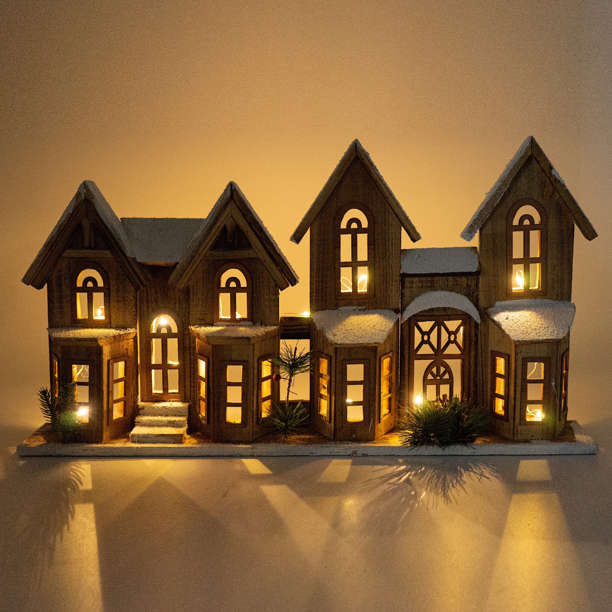 NOOR LIVING Weihnachtshaus »Weihnachtsdeko«, mit kaufen 51 Höhe 20 BAUR LEDs, | cm