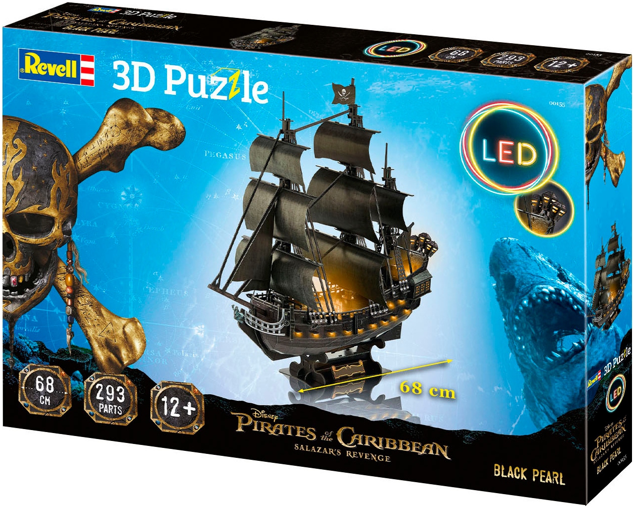 Revell® 3D-Puzzle »Black Pearl«, mit LED