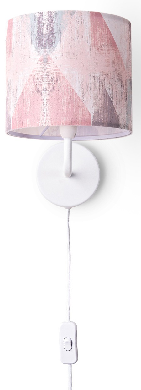 Wohnzimmer Kabel âˆ…18cm Flur E14 »Mero Stecker Lampe | 102«, Abstrakt flammig-flammig, 3m Wandleuchte BAUR Paco Home 1