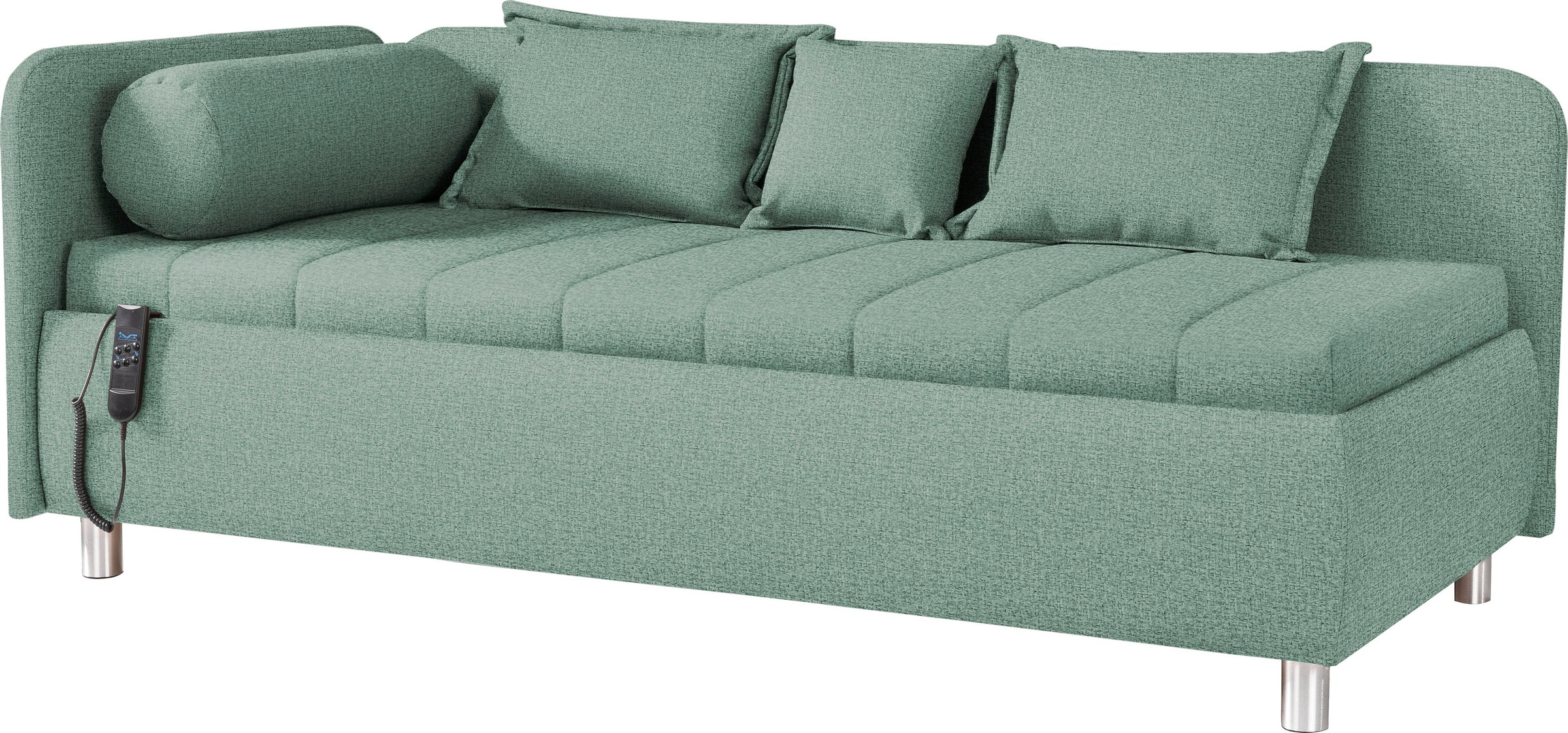 Thumbnail - alina Schlafsofa "Kiana" Liegefläche 90/200 cm oder 100/200 cm, Bettkasten, Zierkissen-Set