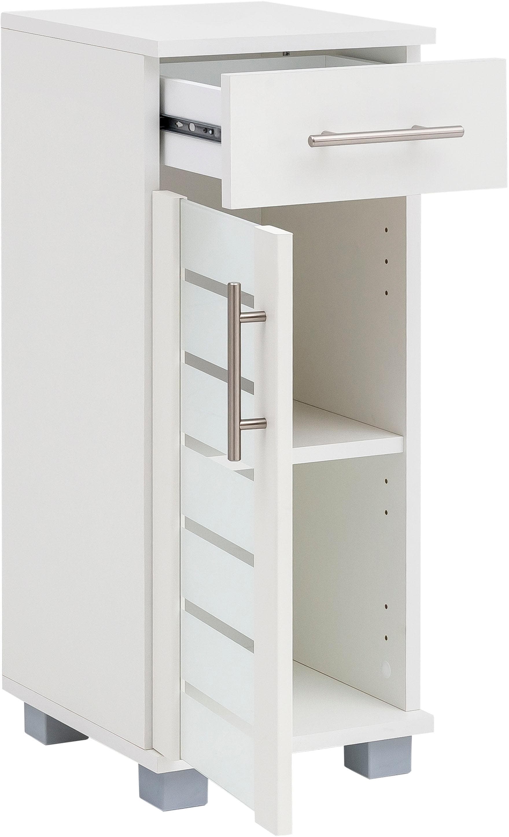 Schildmeyer Unterschrank »Nikosia«, Breite 30 cm, mit Glastür, 1 Schublade,  MDF-Fronten, Metallgriffe kaufen | BAUR