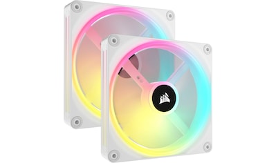 Gehäuselüfter »iCUE LINK QX140 RGB Starter-Kit«, (2 St.)
