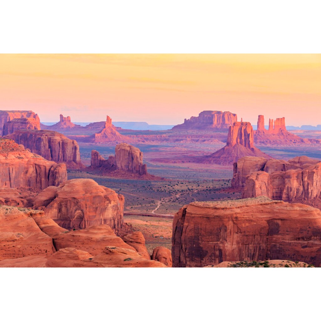 Papermoon Fototapete »Hunts Mesa Sunrise«