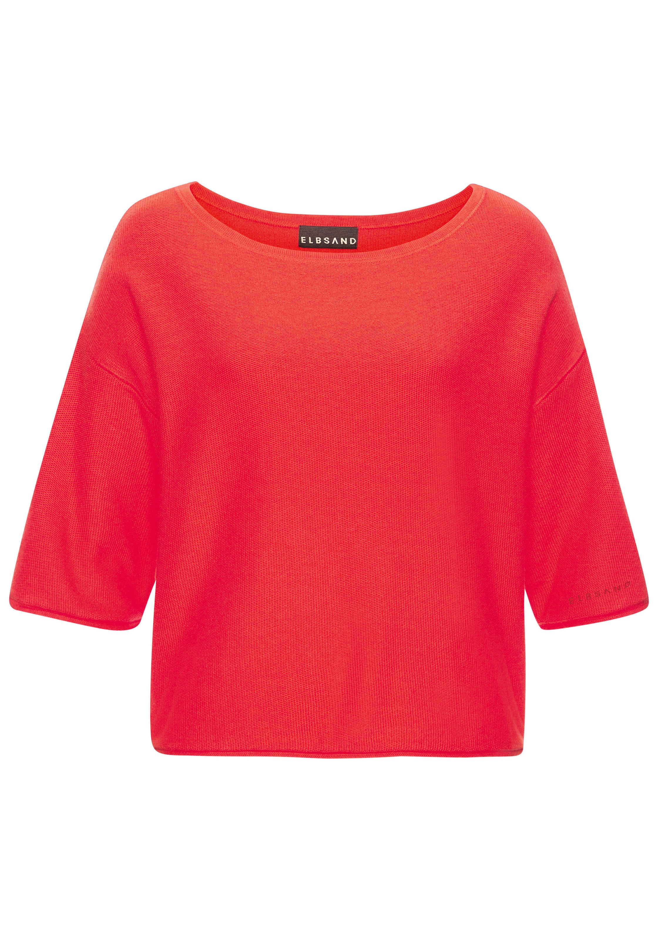 Elbsand 3/4-Arm-Shirt mit U-Boot Ausschnitt, Loungewear