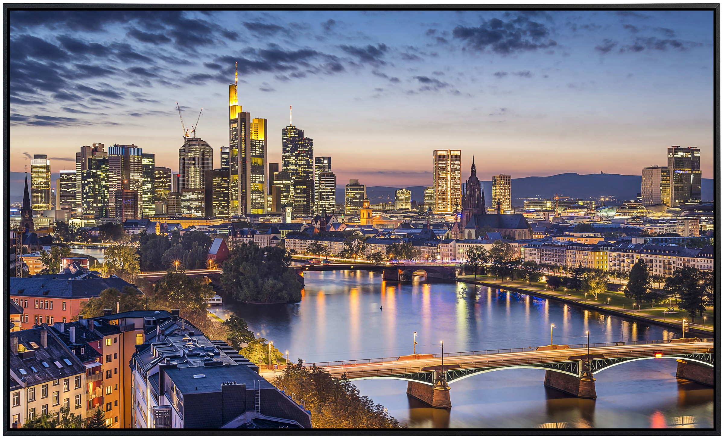 Papermoon Infrarotheizung »Frankfurt am Main«, sehr angenehme Strahlungswärme