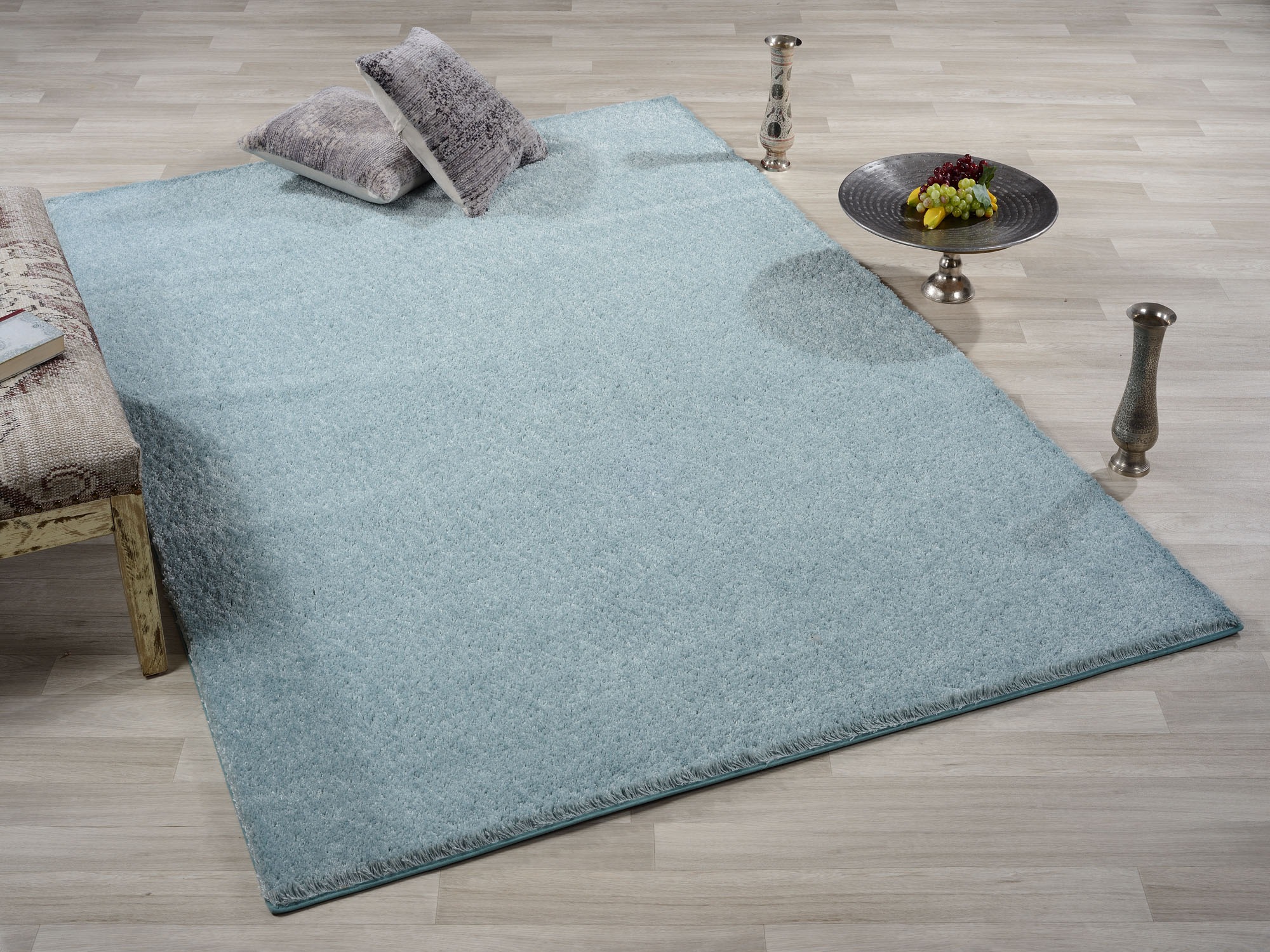 GALLERY M branded by Musterring Hochflor-Teppich "Solo" rechteckig 30 mm Hö günstig online kaufen