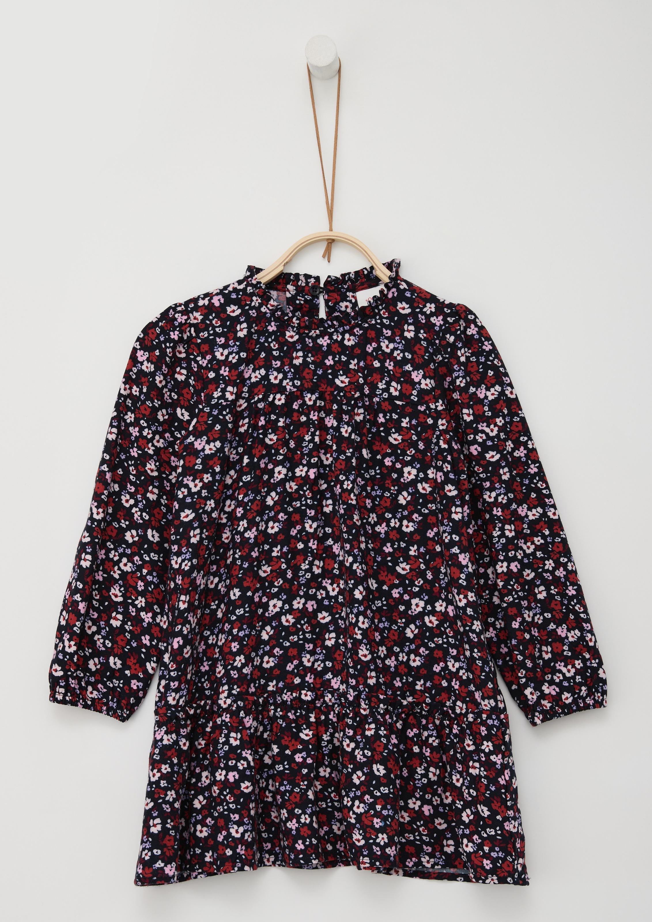 s.Oliver Junior A-Linien-Kleid Ohne Taschen mit All-Over Print