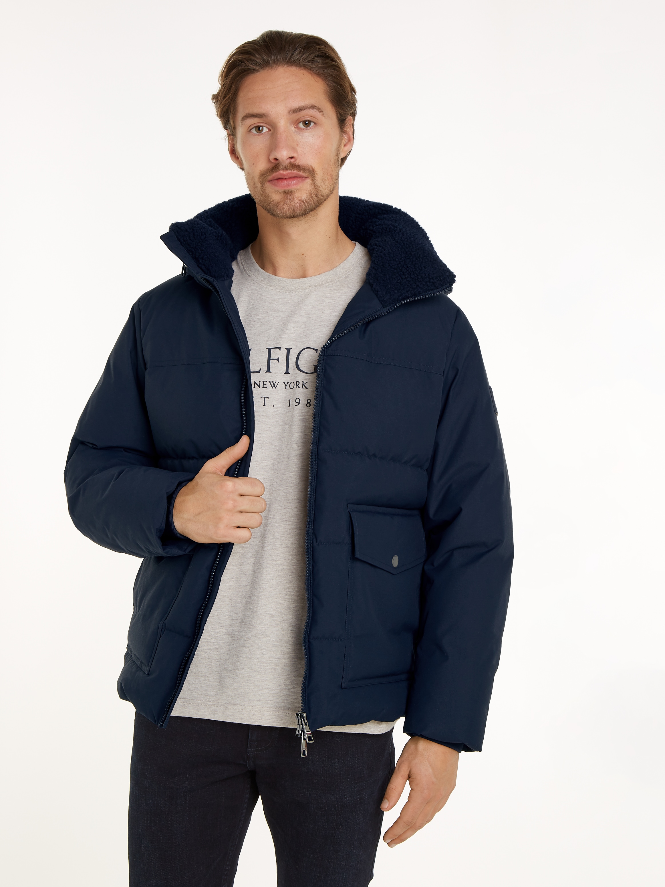 Tommy Hilfiger Parka "ROCKIE UTILITY HOODED JACKET", mit Kapuze, Abnehmbare günstig online kaufen