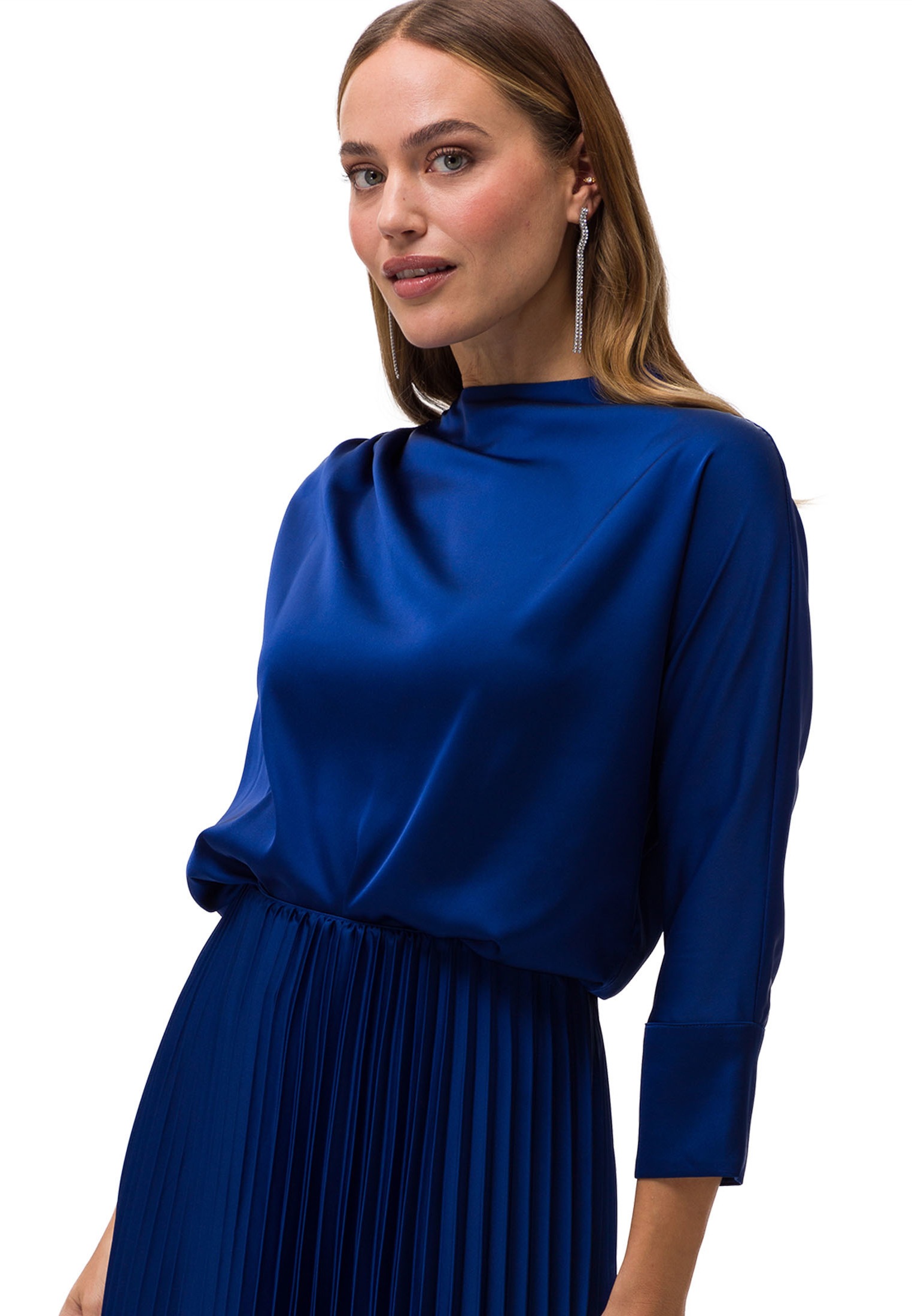 Zero Satinbluse » Satinbluse su 3/4 Arm«