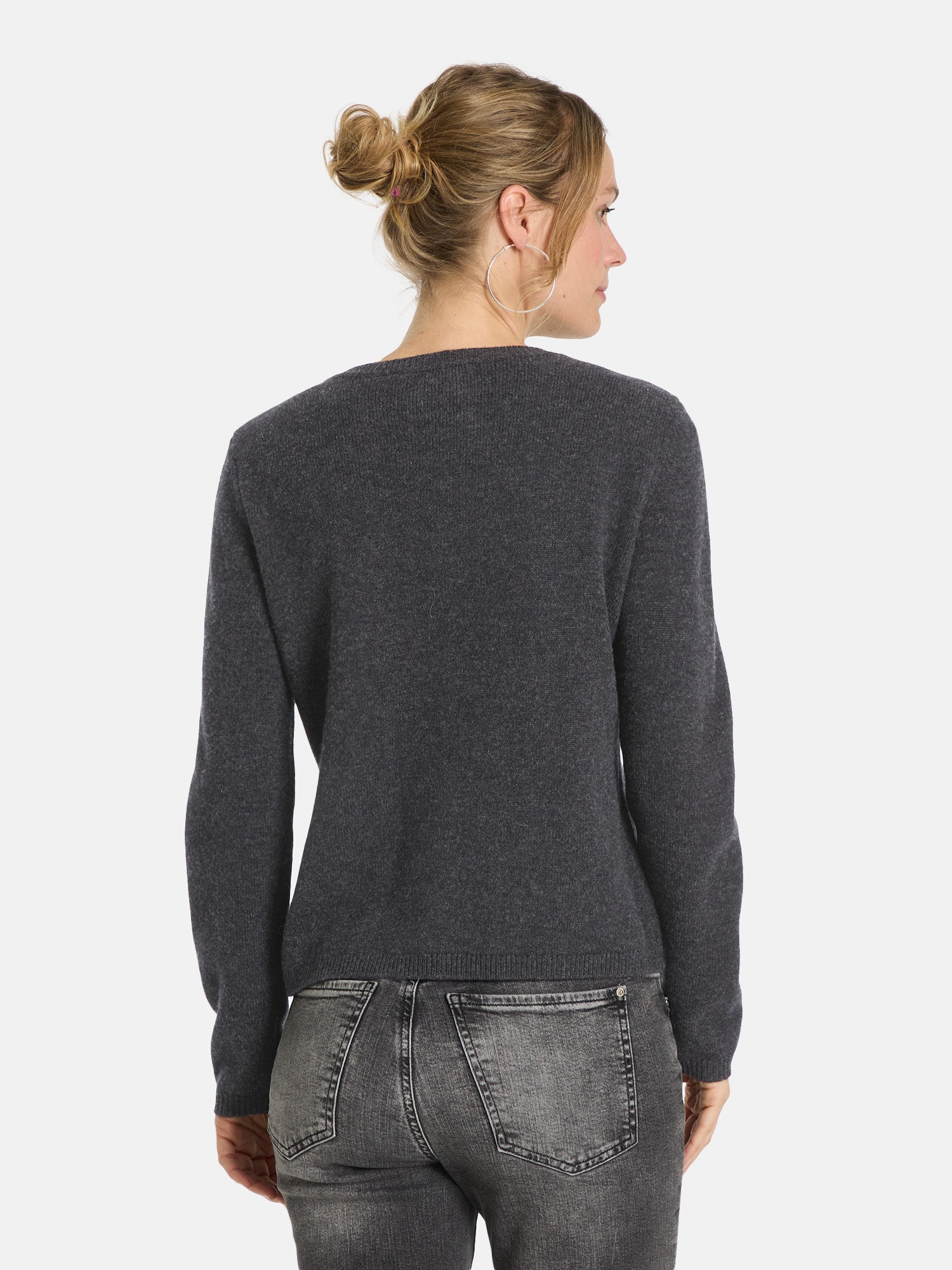 Lieblingsstück Strickjacke »BrilliL«, in klassischer Rundhalsform