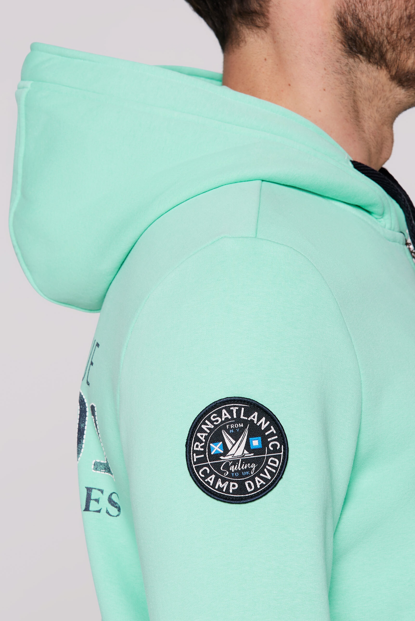 CAMP DAVID Kapuzensweatjacke, mit weicher Innenseite