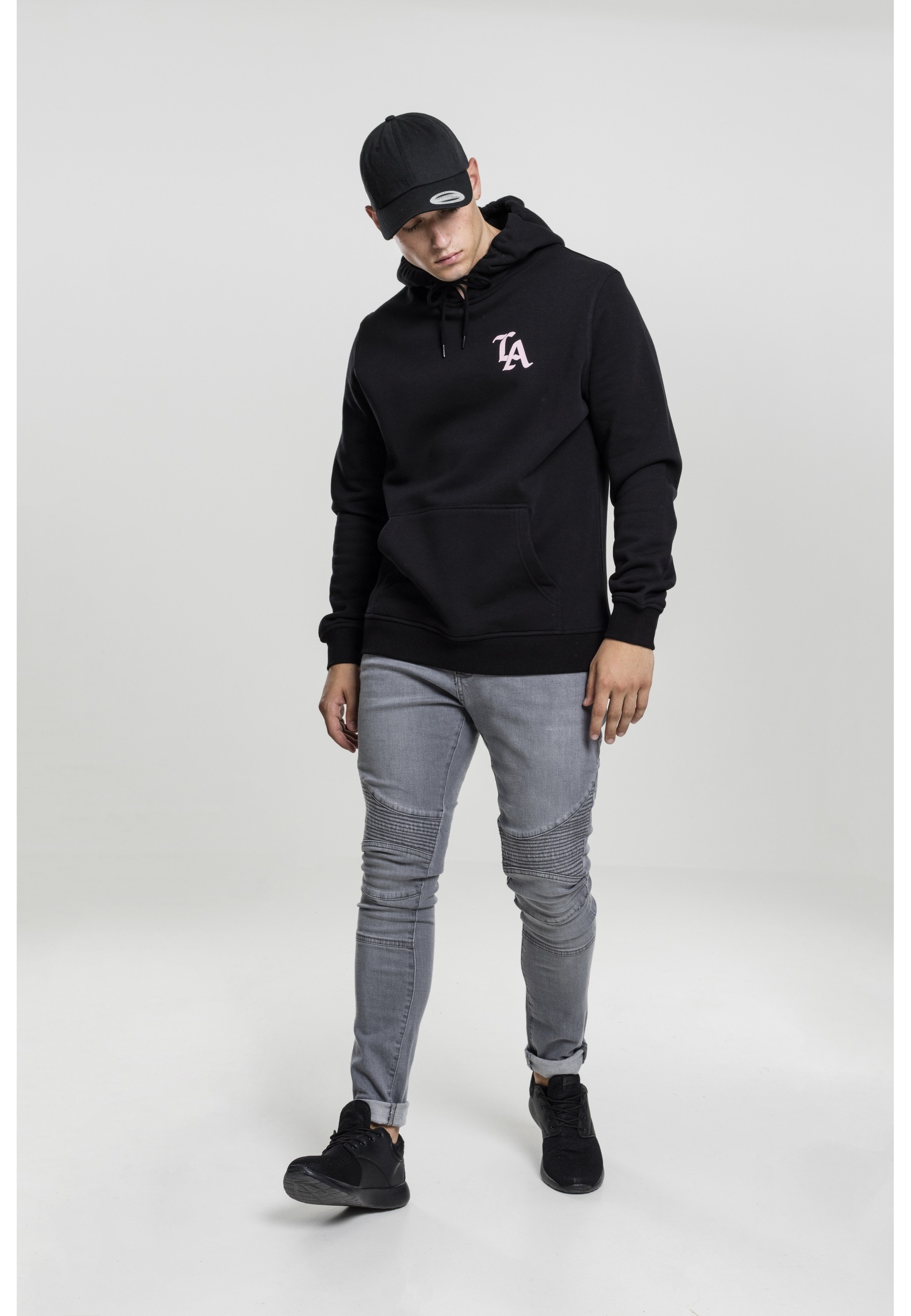 MisterTee Rundhalspullover »MisterTee Herren LA Hoody« 1 Stk.