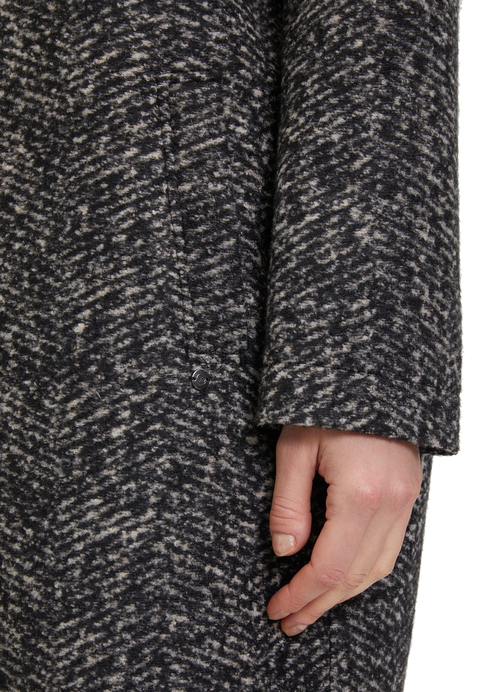 Betty&Co Jackenblazer »Betty & Co Damen Longjacke mit Reverskragen«, Material