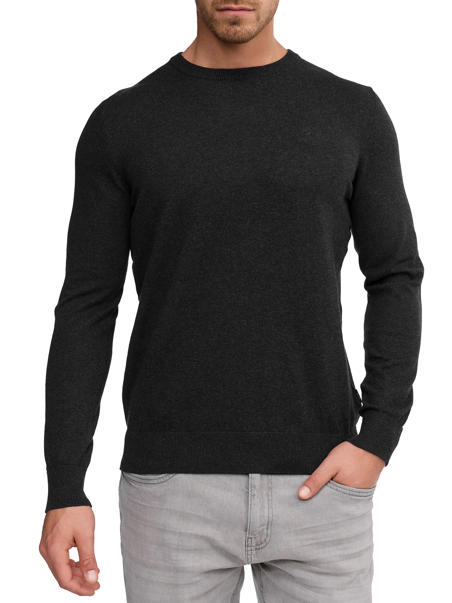 Indicode Rundhalspullover "Wildman" günstig online kaufen