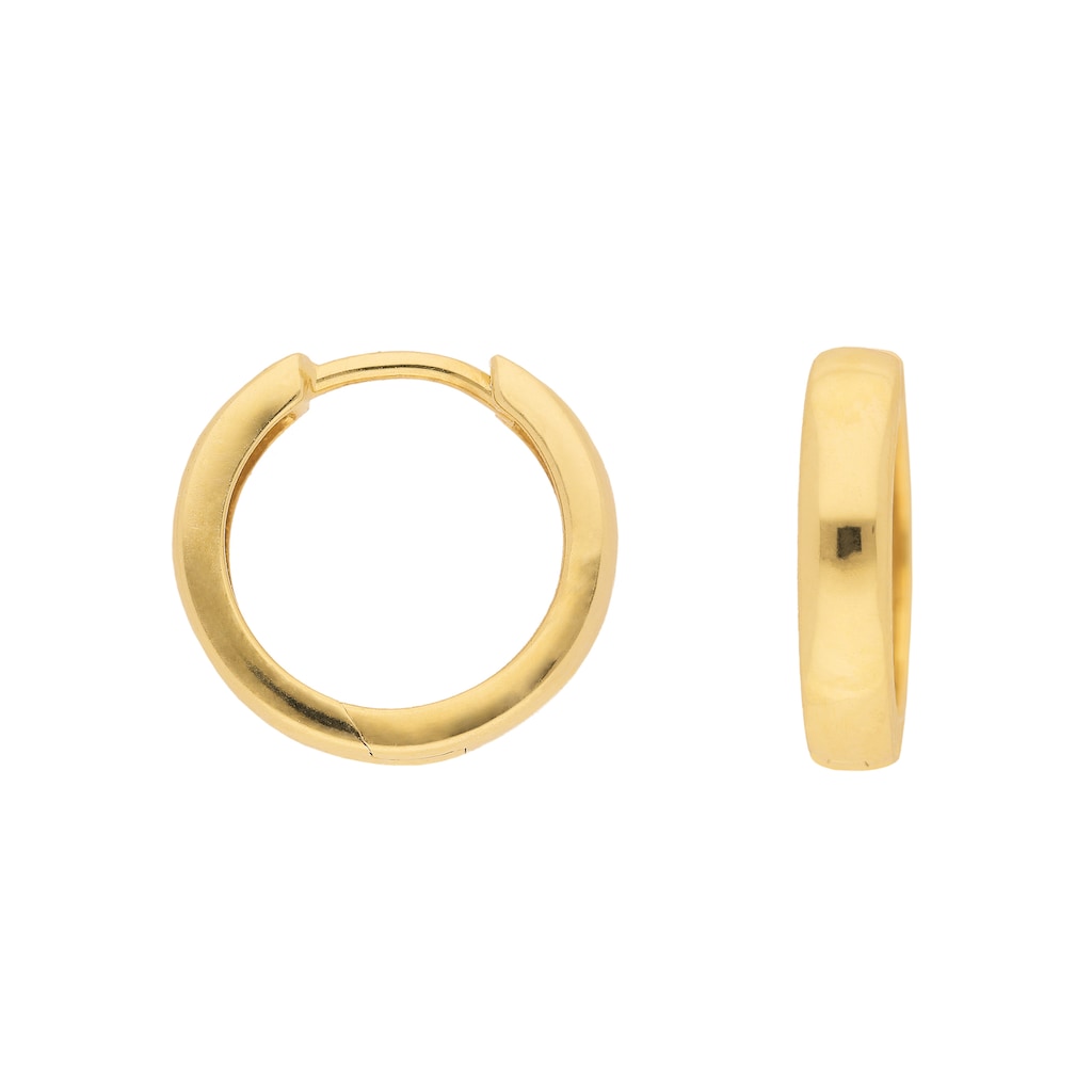 Adelia´s Paar Ohrhänger »585 Gold Ohrringe Creolen Ø 15 mm«