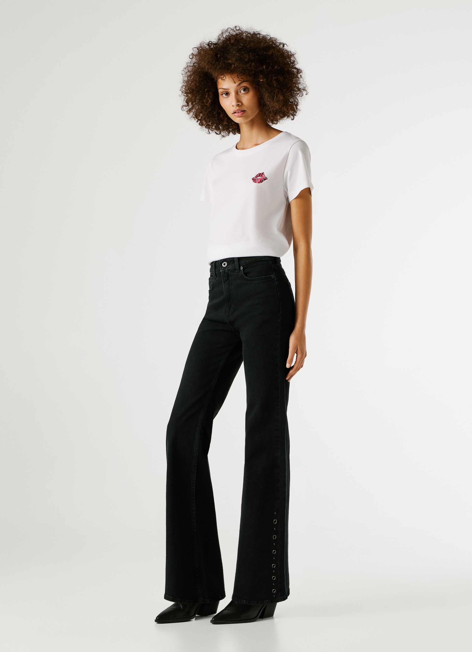 Pepe Jeans Willa Women's High Waist Jeans Black 30/32 3