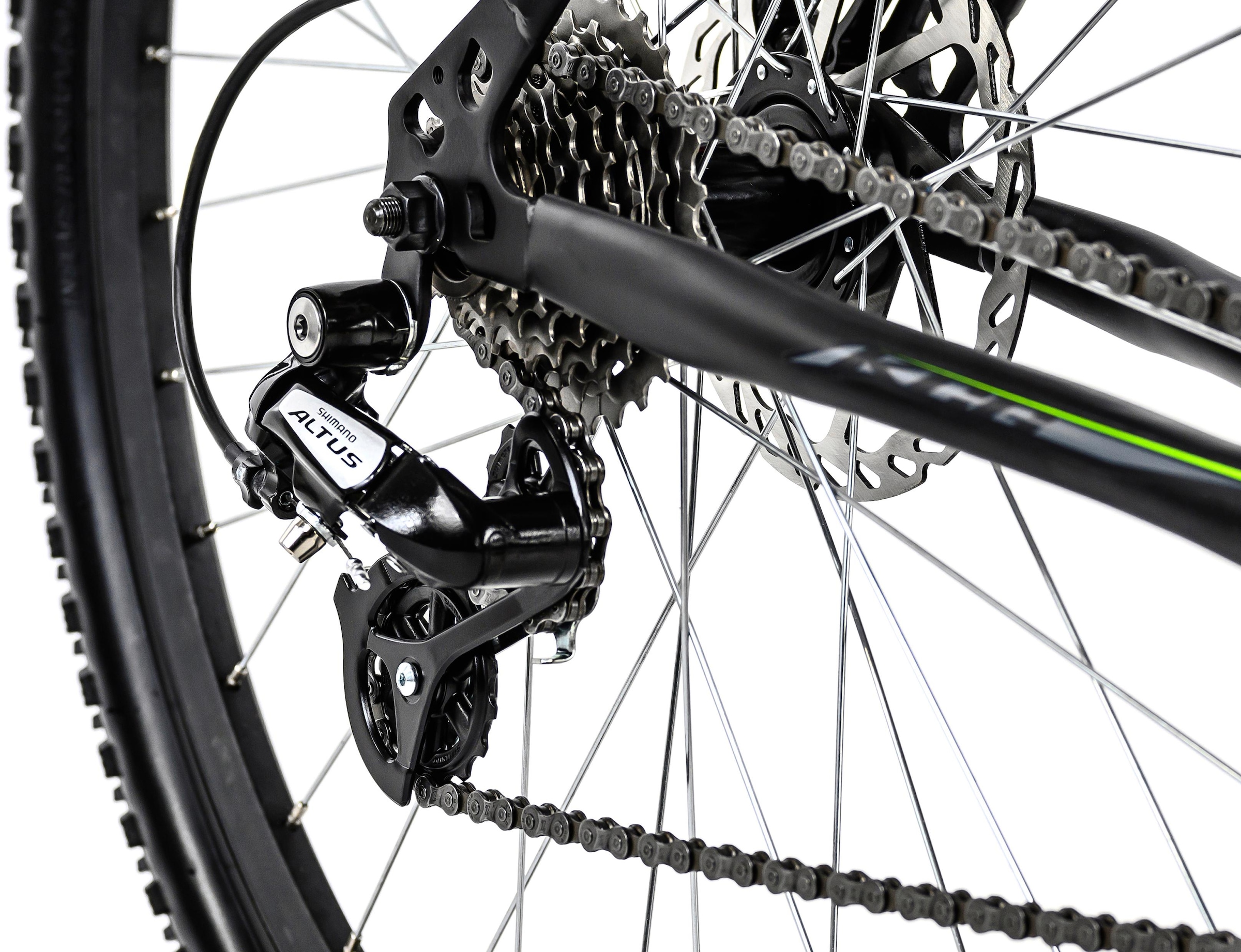 KS Cycling Mountainbike »Heist«, 24 Gang, Shimano, Altus Schaltwerk, Kettenschaltung, für Damen und Herren, Kettenschaltung