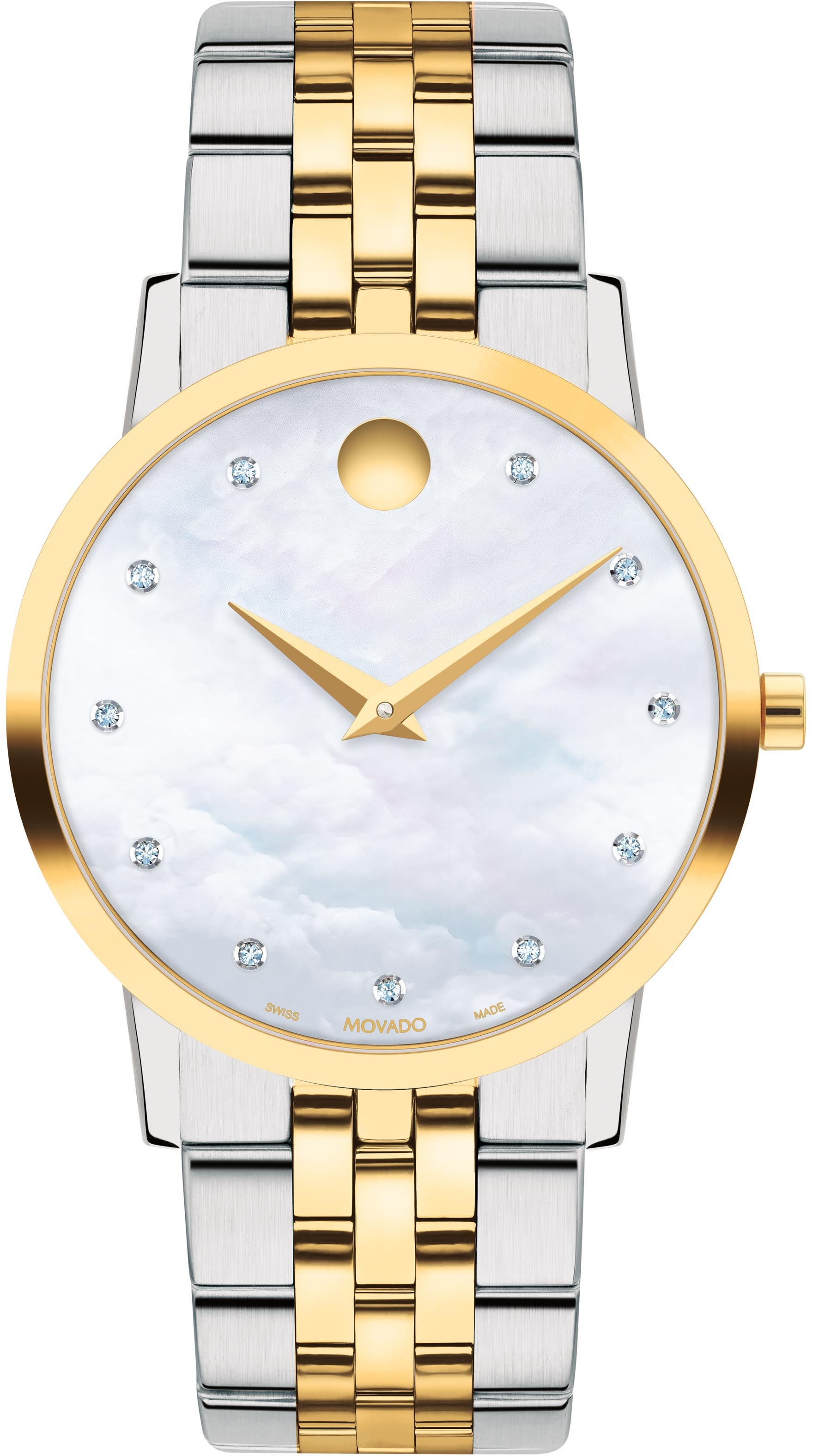 MOVADO Schweizer Uhr »MUSEUM, 0607630«, Quarzuhr, Armbanduhr, Damenuhr, Swiss Made, Saphirglas