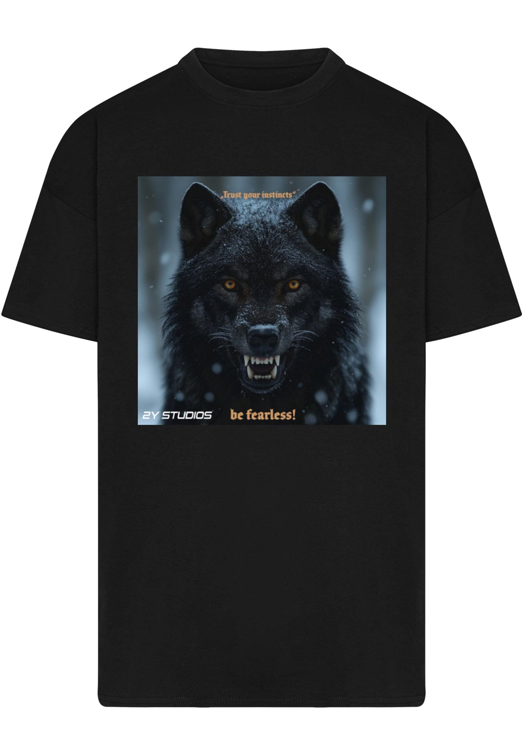 2Y Studios T-Shirt "2Y Studios Dark Wolf Tee" 1 Stk. tlg. günstig online kaufen