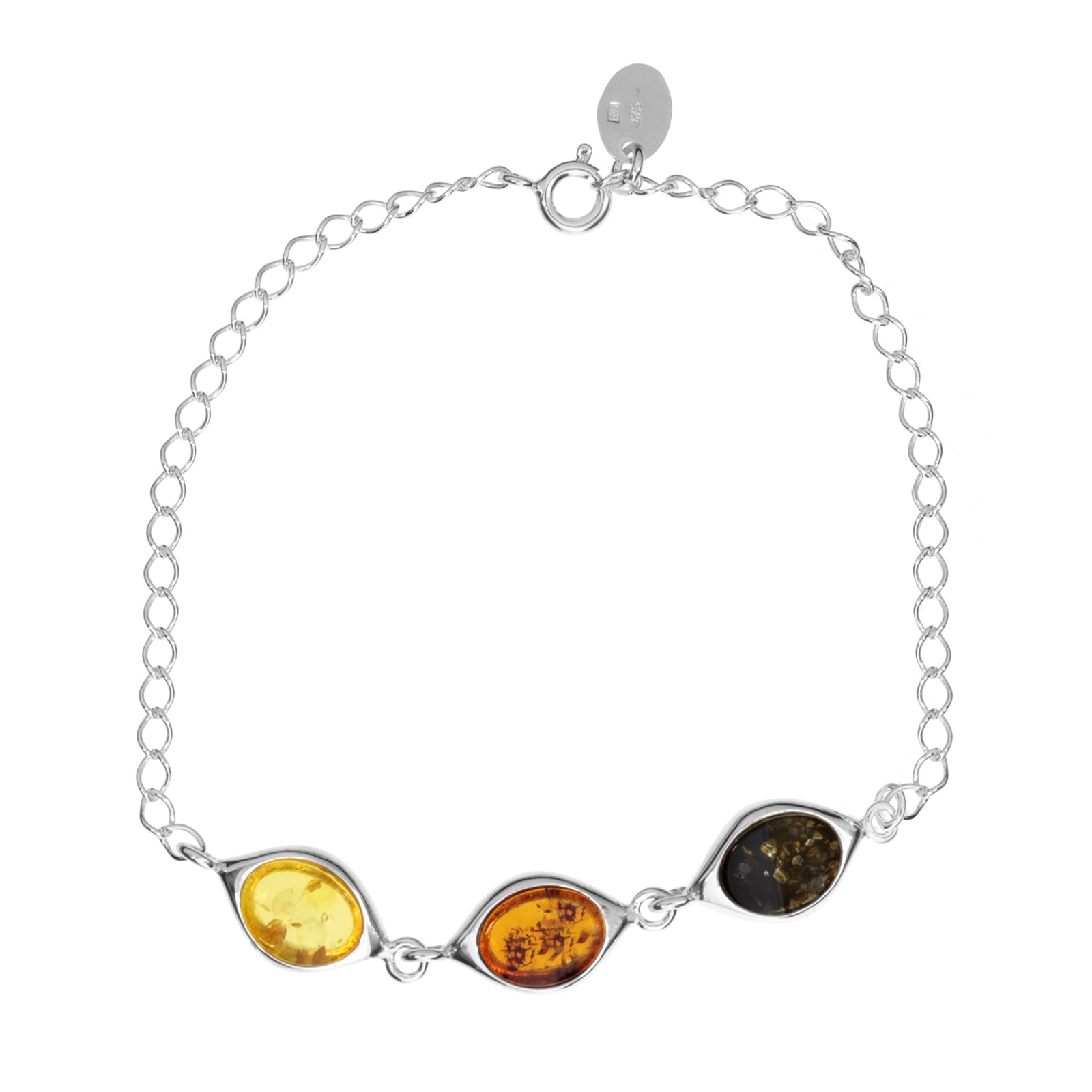 Armband OSTSEE-SCHMUCK "Ostsee-Schmuck Armband Canissa Armband Canissa", silber, Armbänder, Damen, 19cm, Silber 925 (Sterlingsilber), Armband