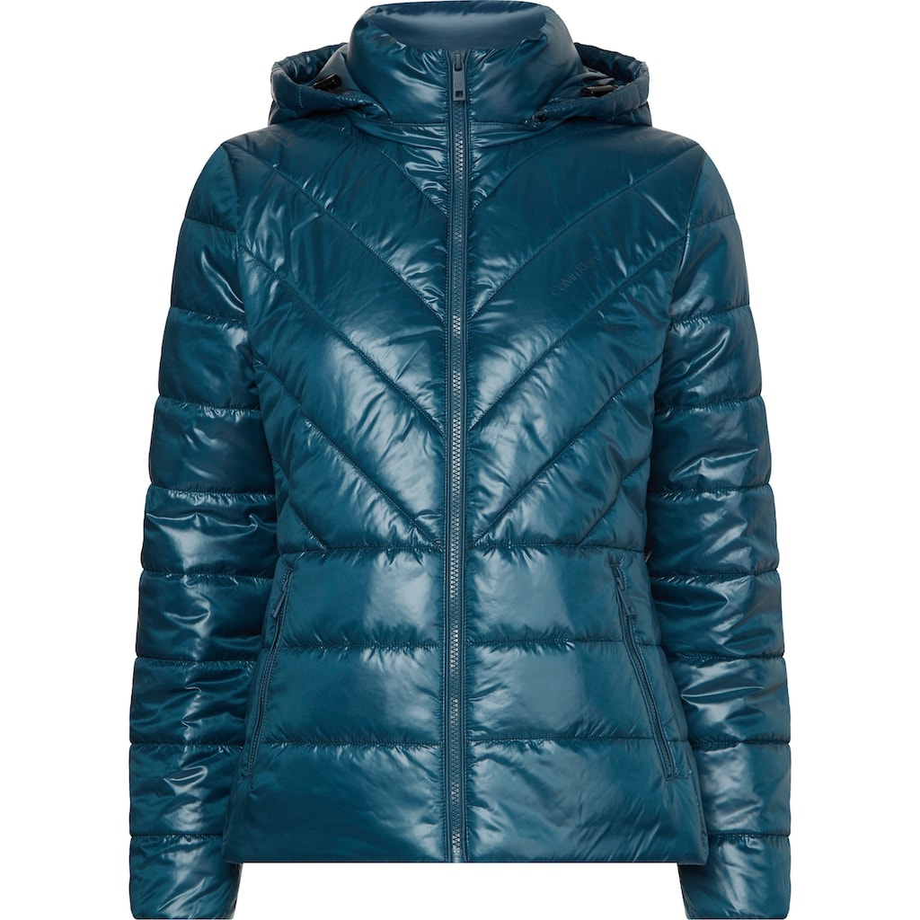 Calvin Klein Steppjacke »ESSENTIAL RECYCLED PADDED JACKET«, mit Kapuze