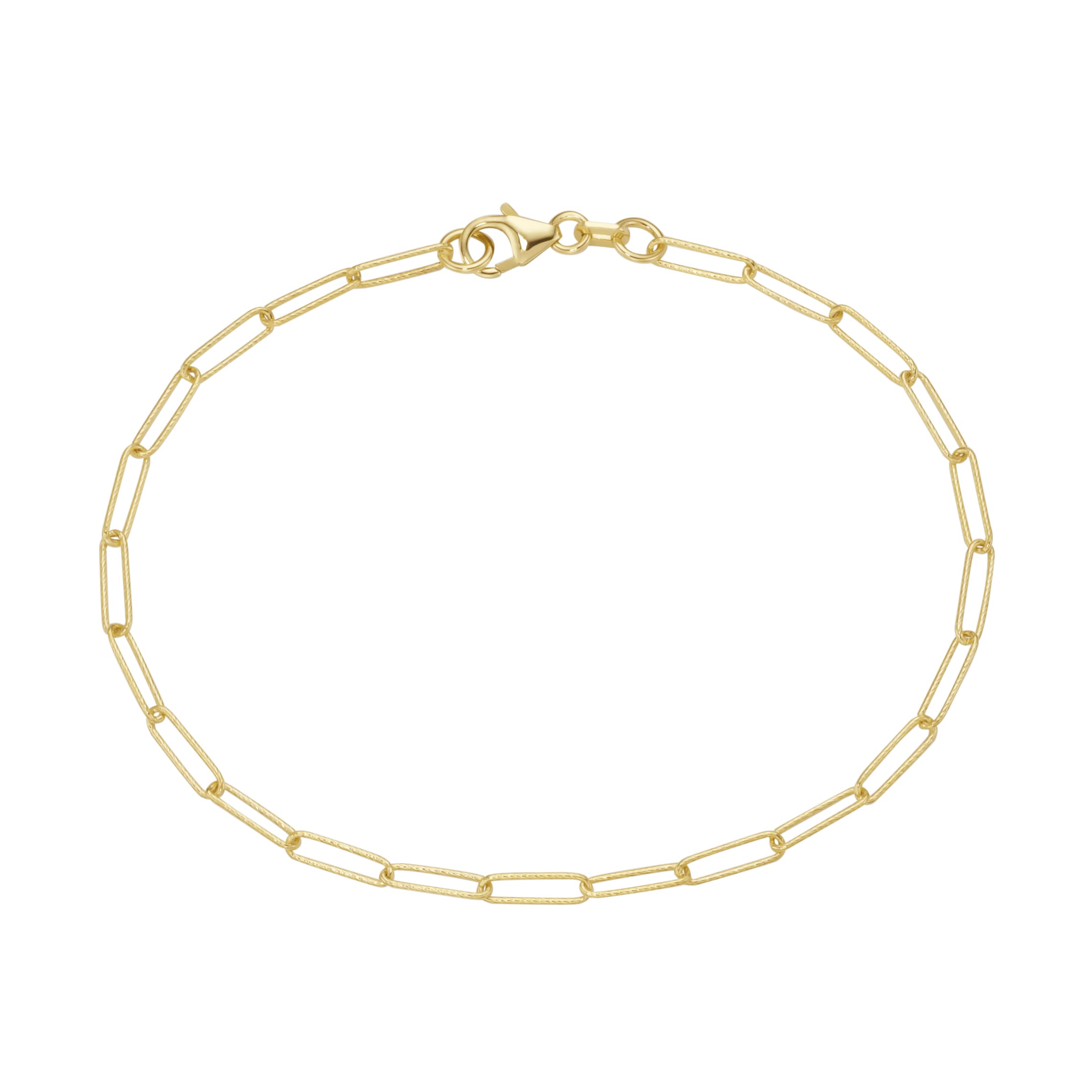 Luigi Merano Armband »lange diamantierte Ankerglieder, Gold 585« | BAUR