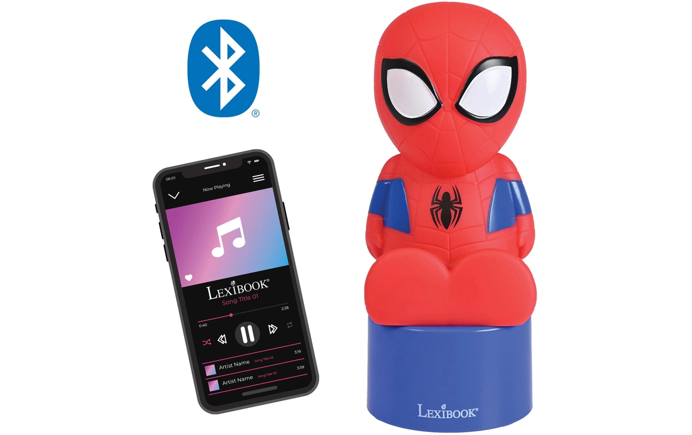 Lexibook® Nachtlicht »Spiderman Bluetooth«