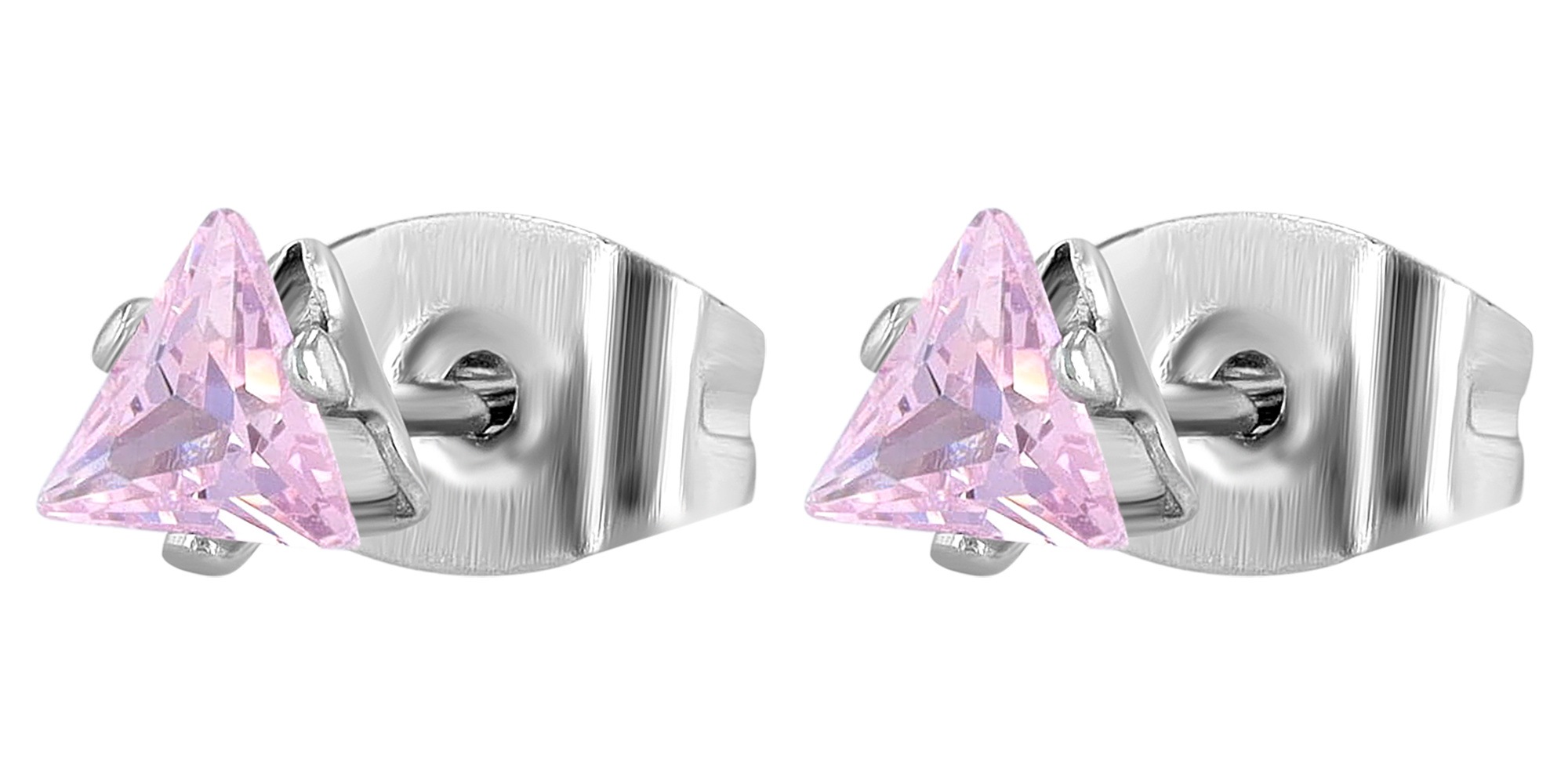 Adelia´s Paar Ohrhänger »Ohrringe – Ohrstecker aus Edelstahl mit Zirkonia« Perfekt als Geschenk zum Valentinstag