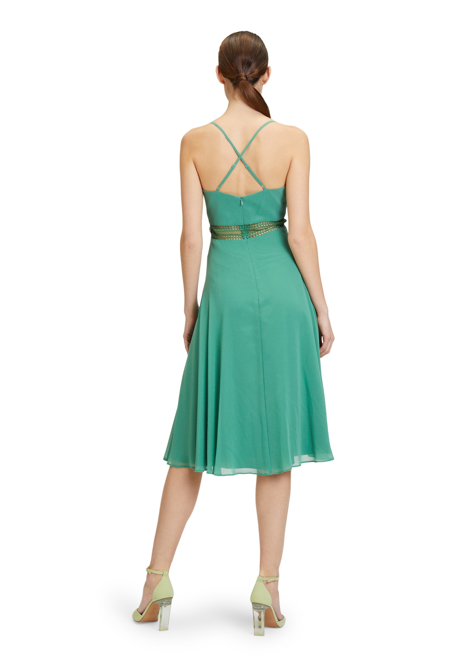 Vera Mont Cocktailkleid »Vera Mont Cocktailkleid mit Wasserfallausschnitt«, Stickerei