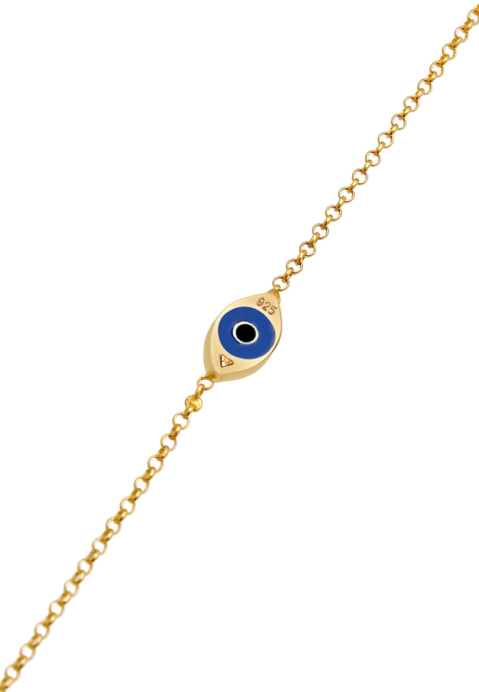 Elli Armband »Evil Eye Auge Symbol Emaille 925er Silber«