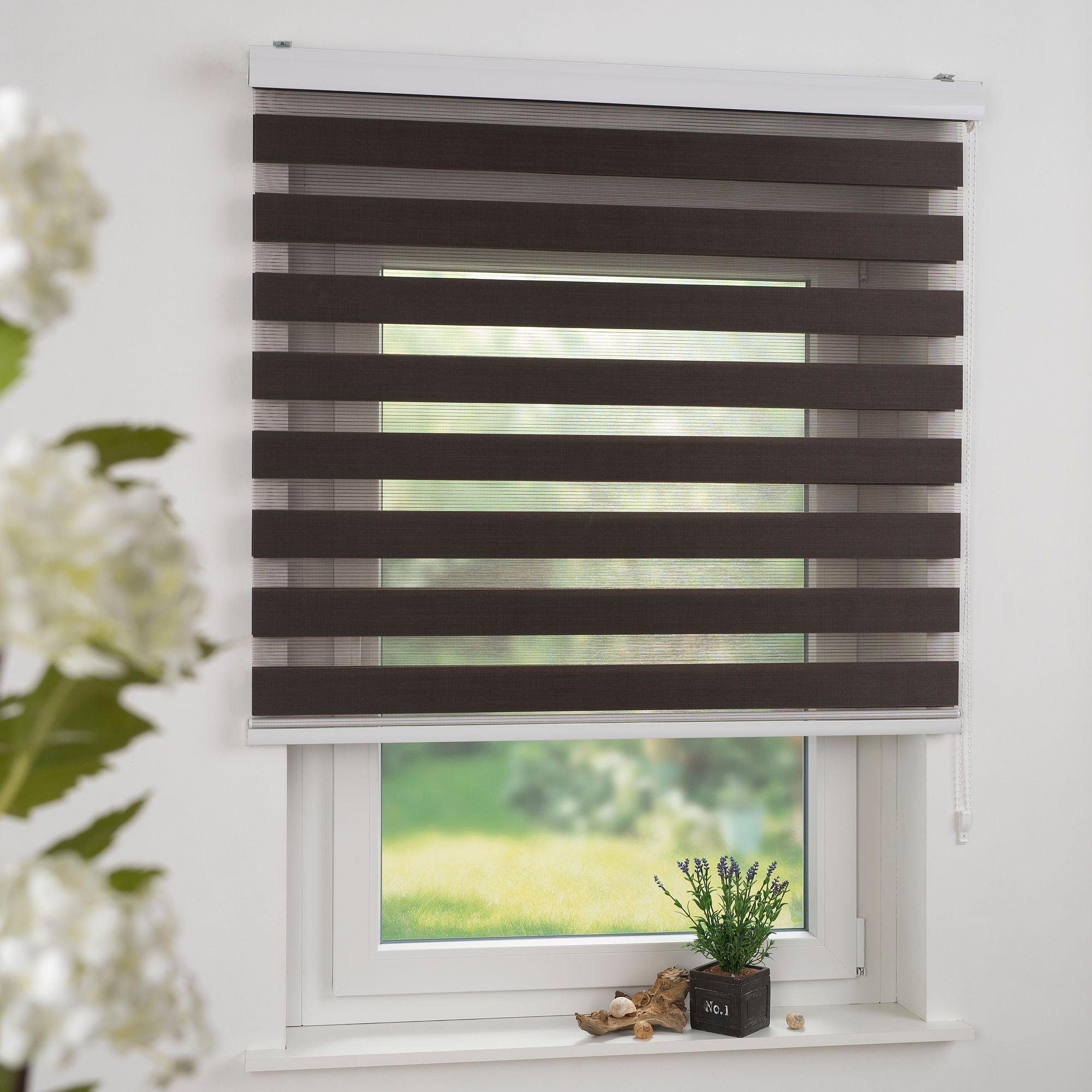 Liedeco Doppelrollo »Duo-Rollo mit Blende« Lichtschutz