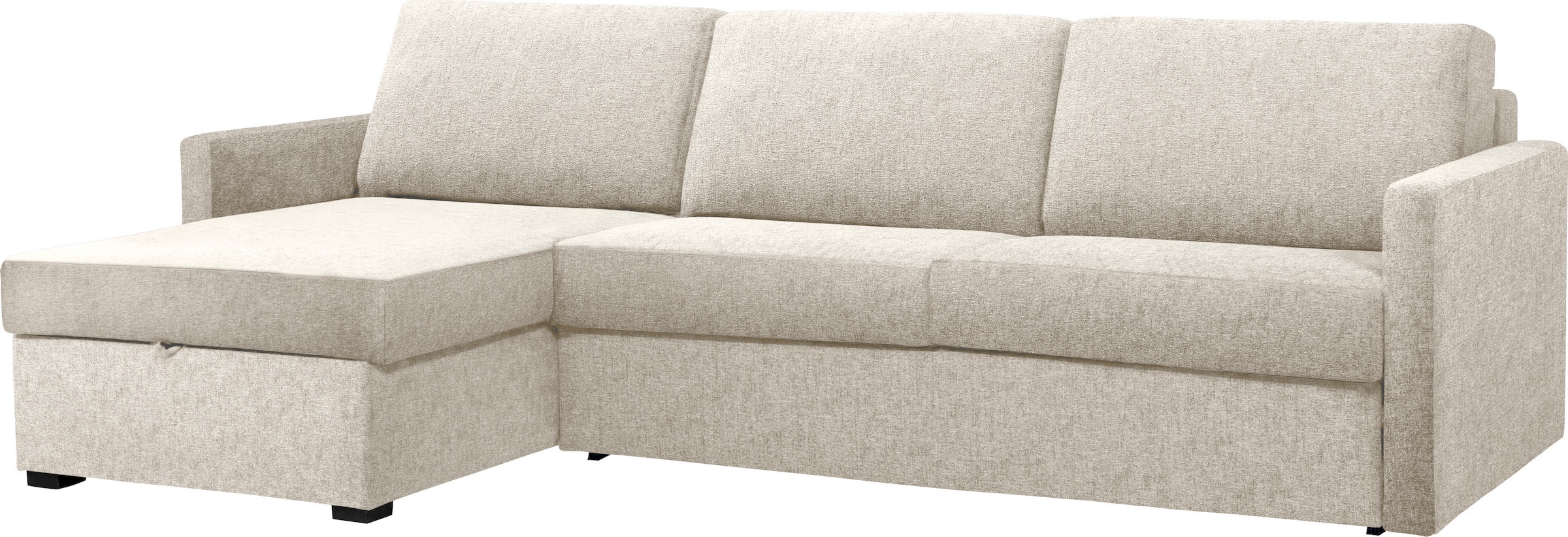 Places of Style Schlafsofa »GOLDPOINT Ecksofa 264 cm, Liegefläche (140/200cm), L-Form,«, Bettfunktion, Bonell-Federkernmatratze und Dauerschläfer-Funktion