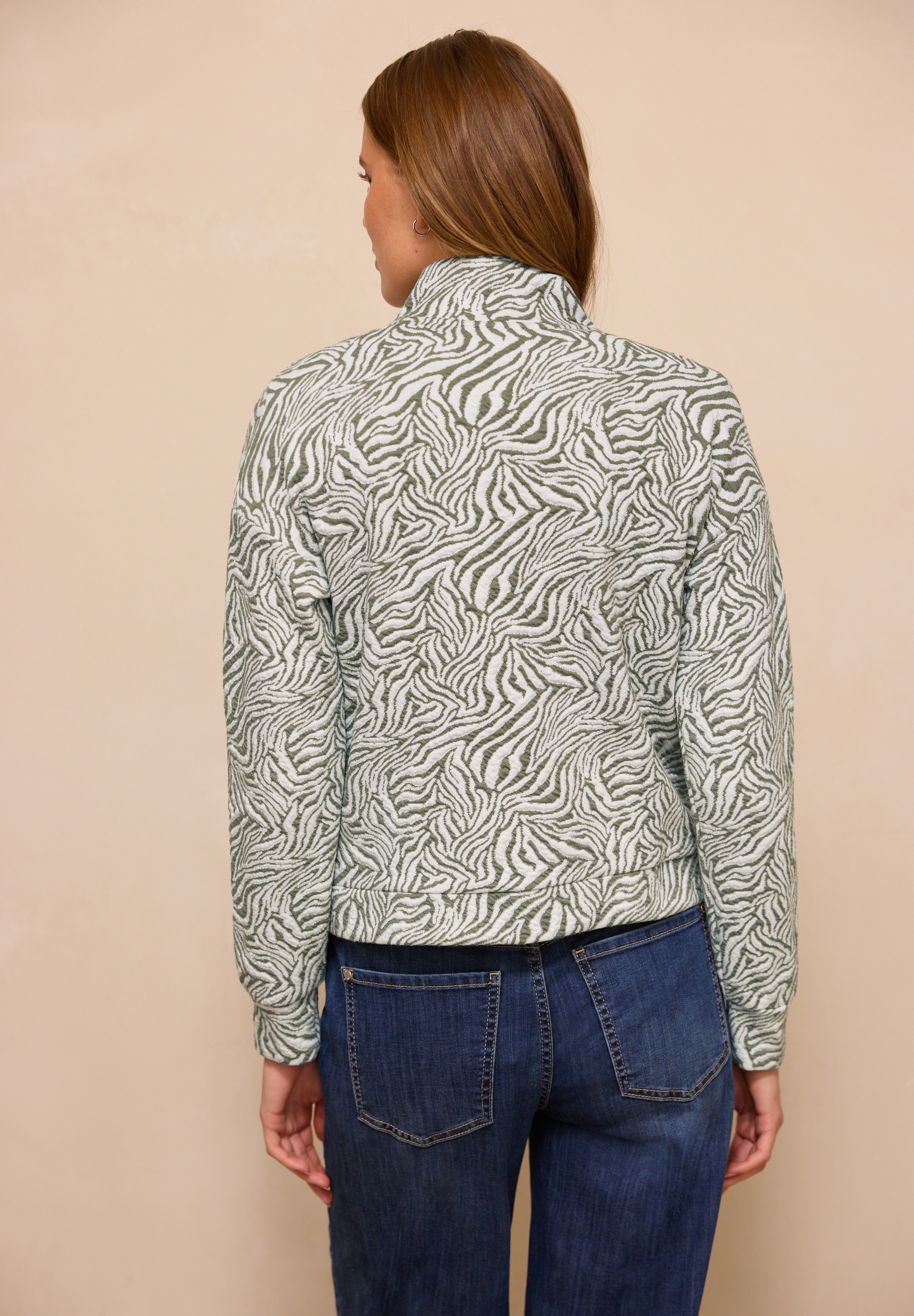 STREET ONE STUDIO Cardigan mit Stehkragen