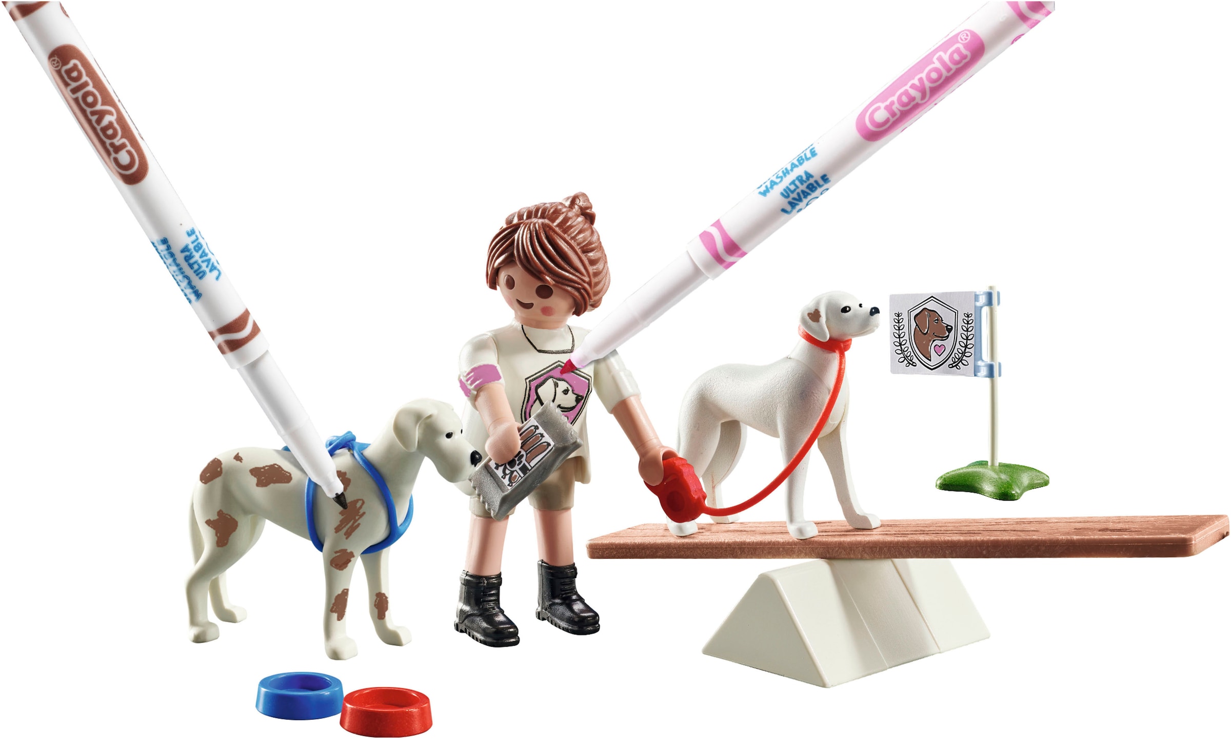 Playmobil® Konstruktions-Spielset »Hundetraining (71517), Color«, (17 St.), Made in Europe