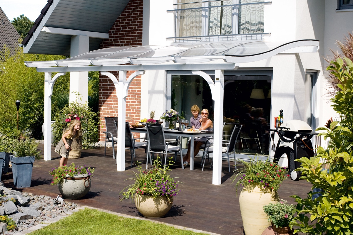 Skanholz Terrassendach »Venezia«, Leimholz