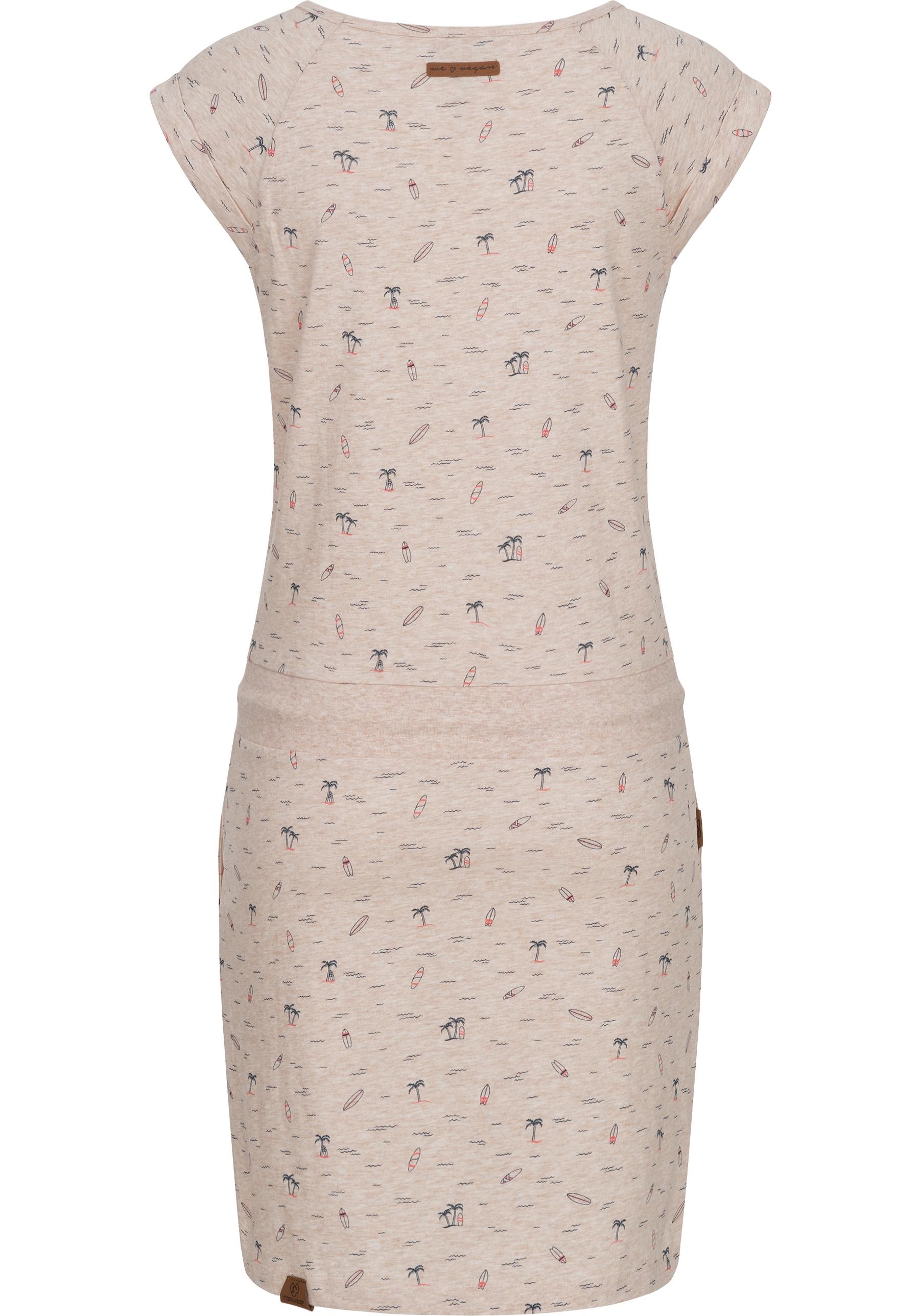 Ragwear Sommerkleid »Penelope«, leichtes Baumwoll Kleid mit Print