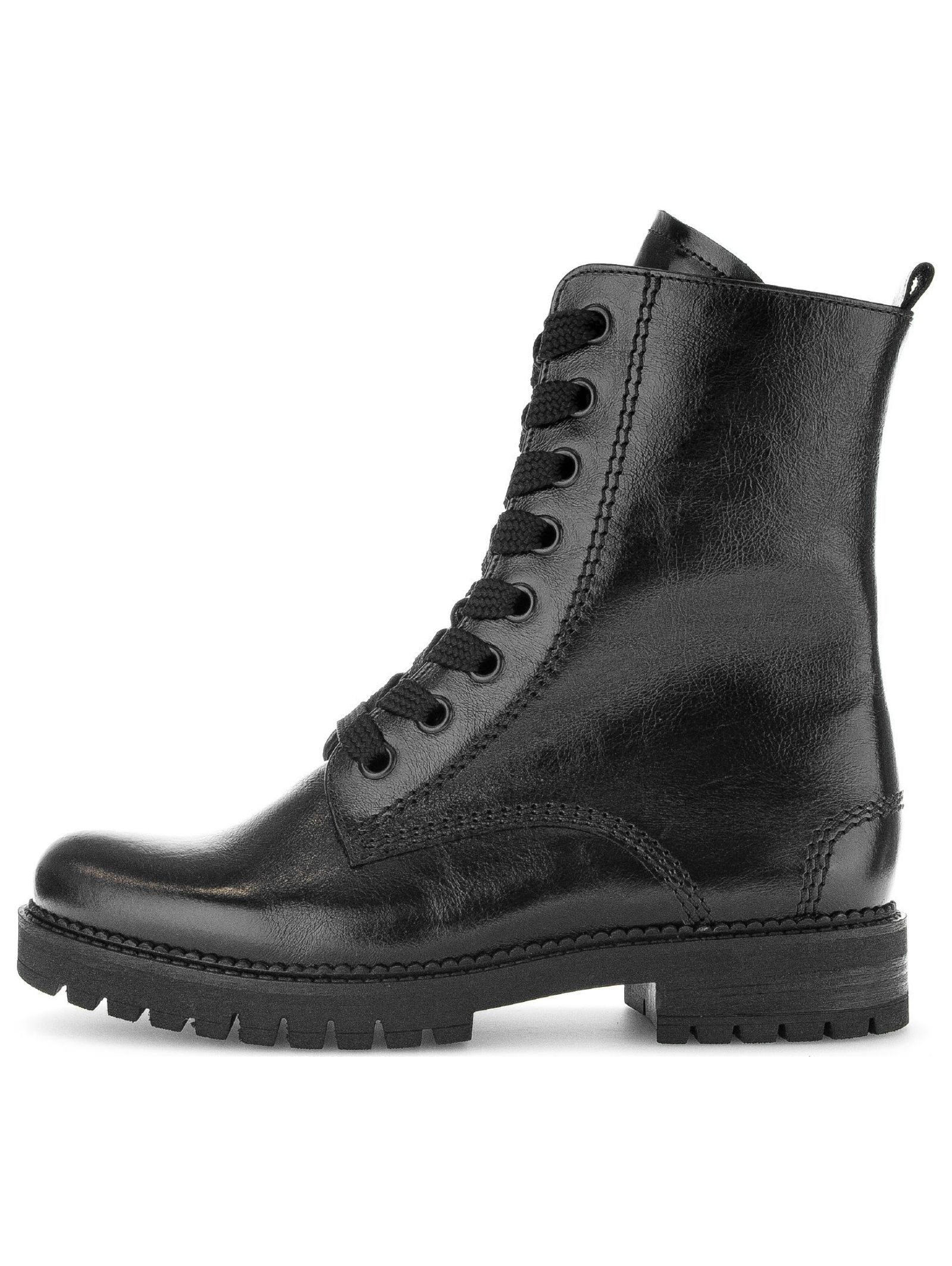 Gabor Comfort Schnürstiefelette "Gabor Comfort Stiefelette Glattleder" günstig online kaufen