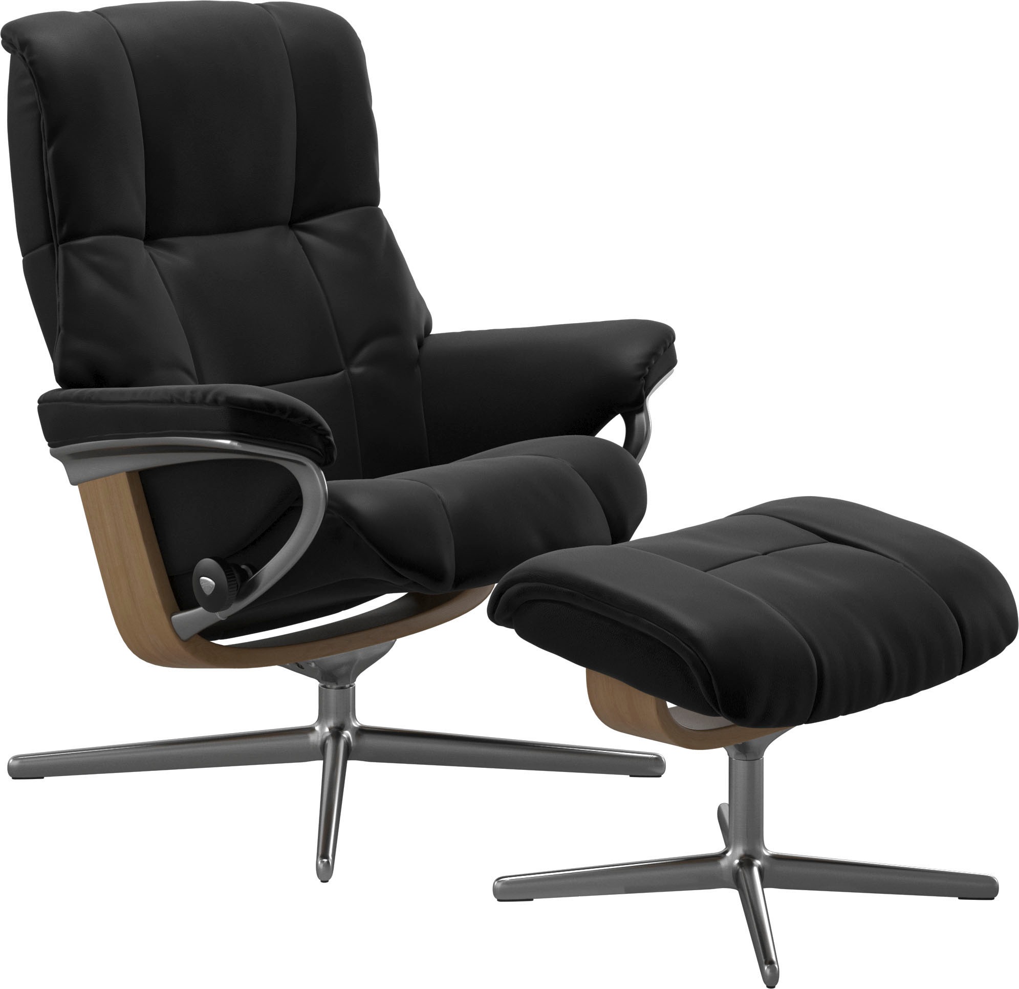 Stressless® Relaxsessel »Mayfair«, mit Cross Base, Größe S, M & L, Holzakzent Eiche
