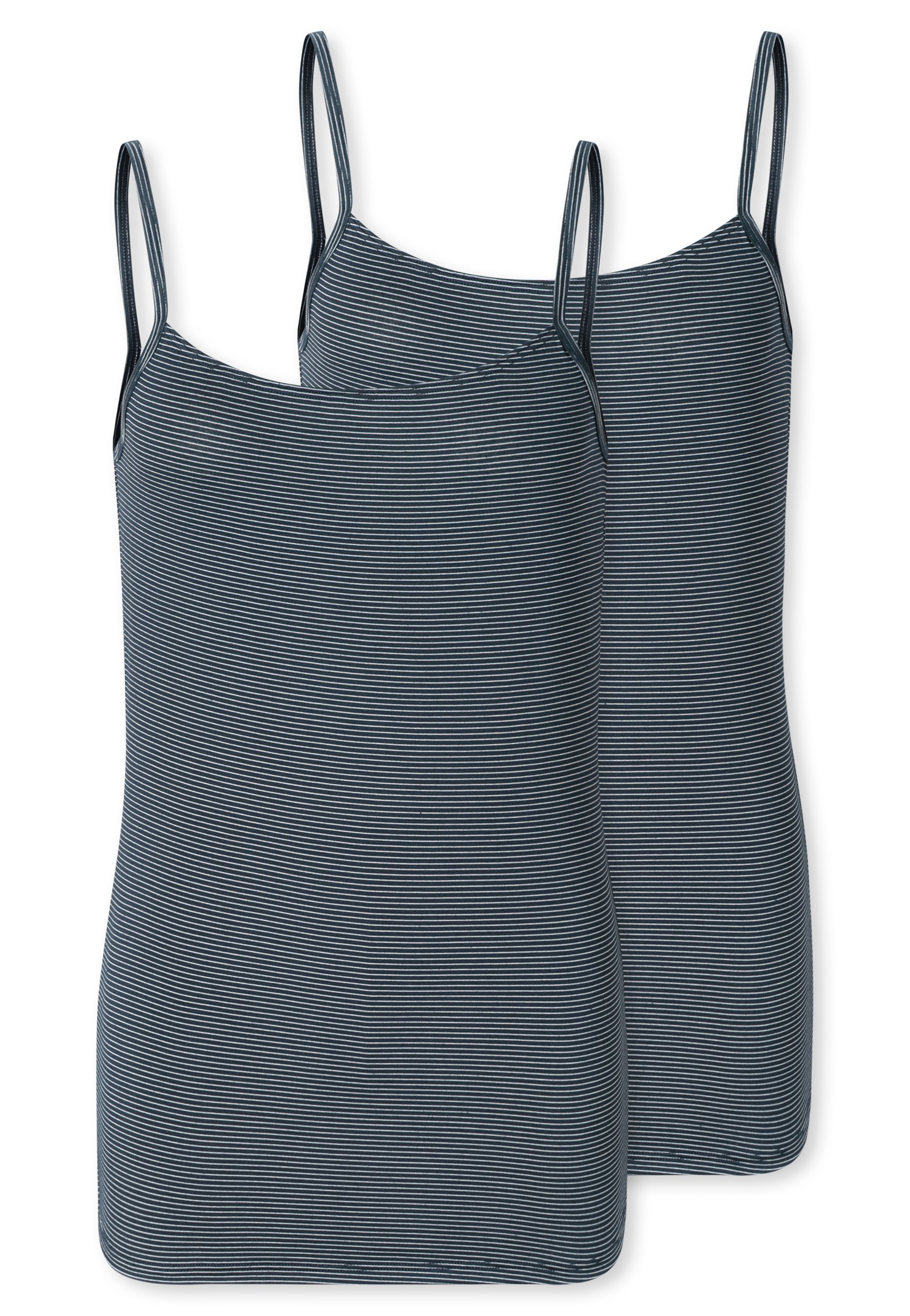Schiesser Unterhemd "Modal Essentials" Single Jersey, schmale Träger, feine Streifen