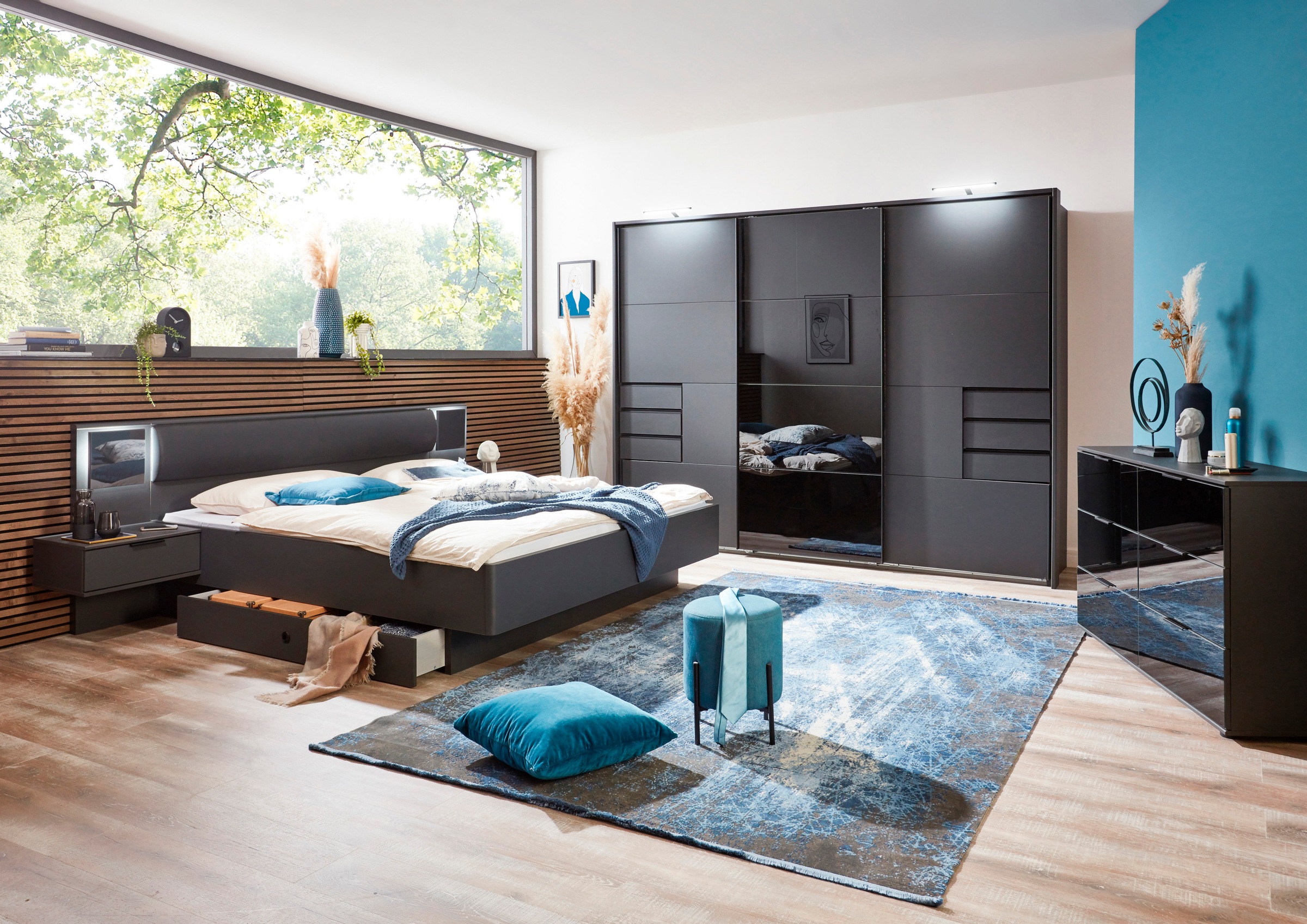Wimex Bettanlage "Barcelona", mit integrierter LED Beleuchtung günstig online kaufen
