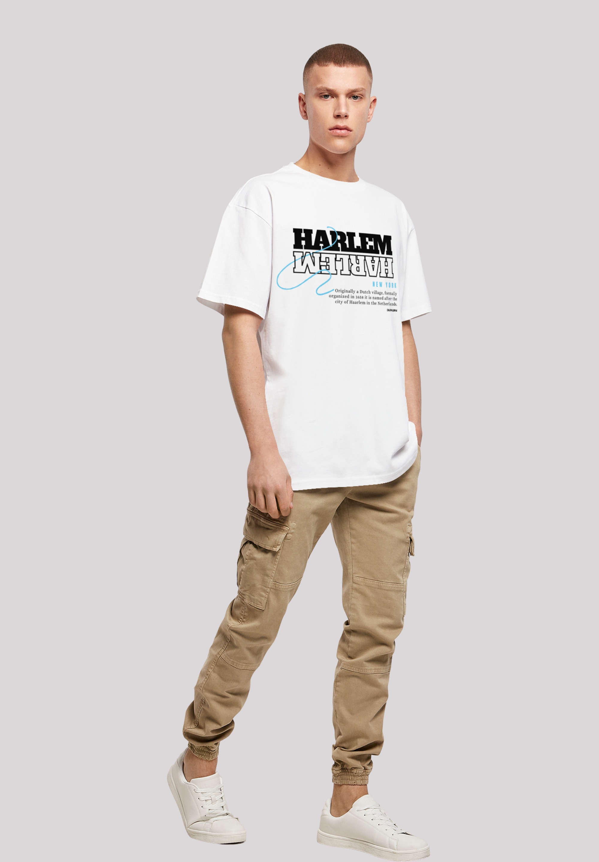 F4NT4STIC T-Shirt »Harlem OVERSIZE TEE«, Print