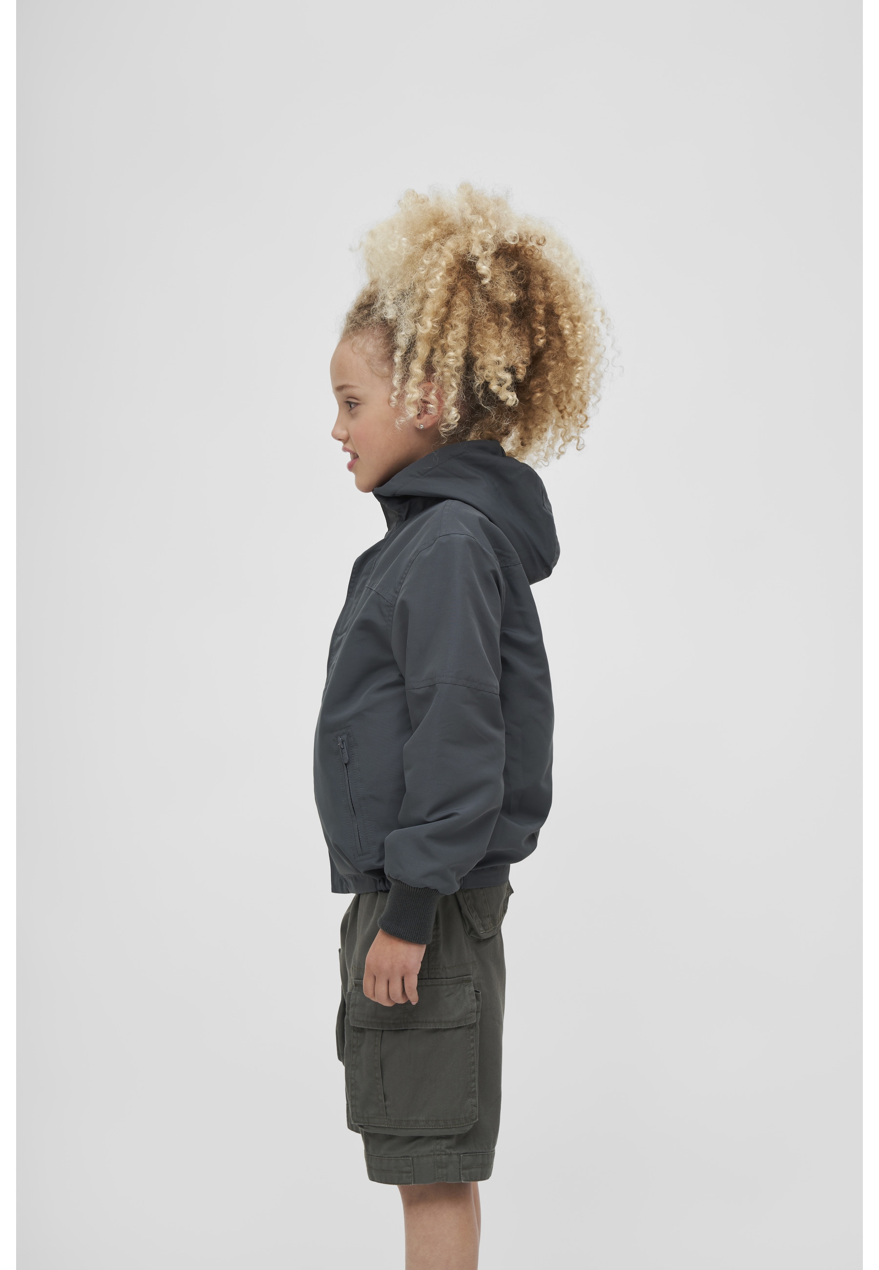 Brandit Allwetterjacke »Brandit Unisex Kids Windbreaker Frontzip« 1 Stk. tlg. mit Kapuze